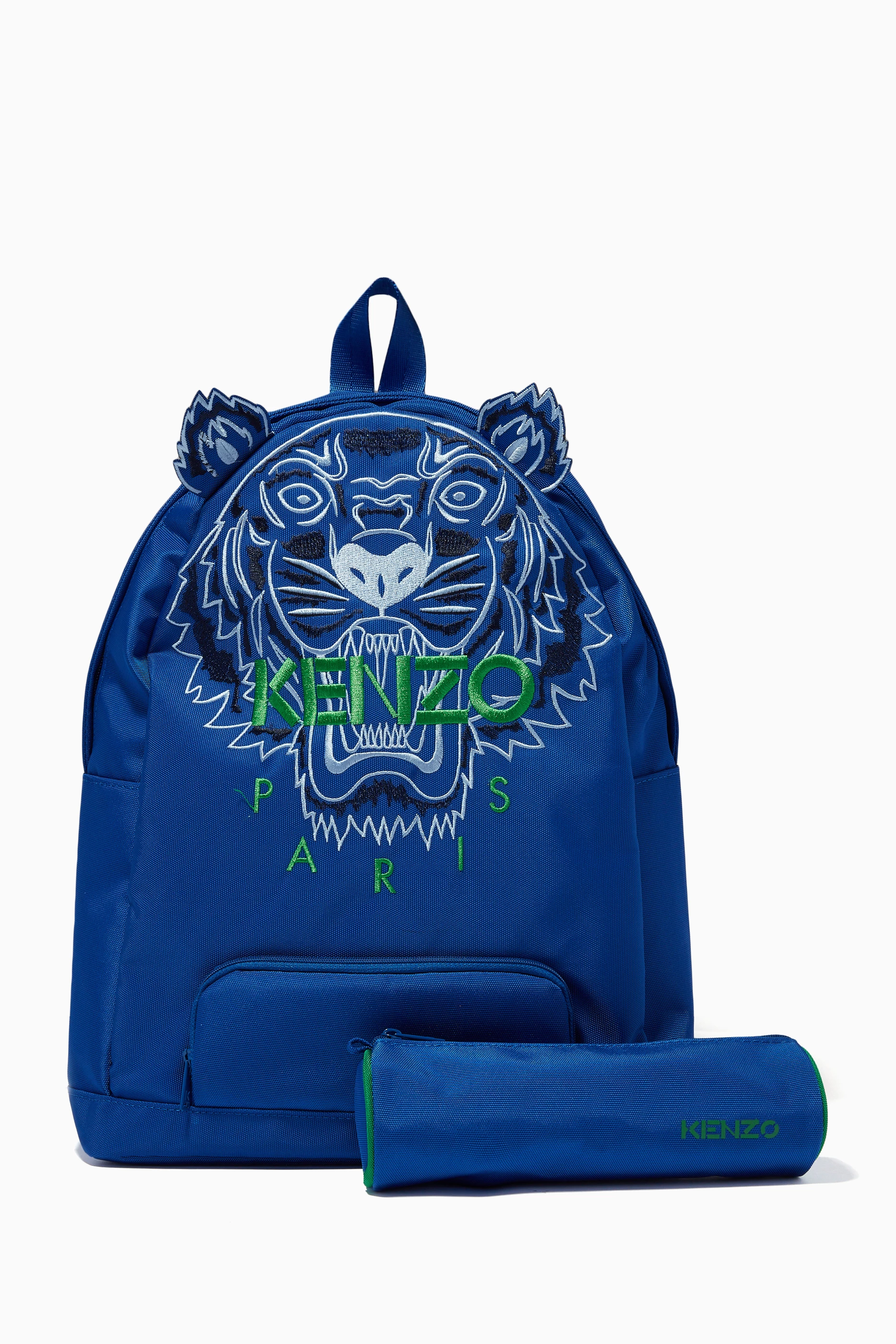 Kenzo backpack blue hot sale