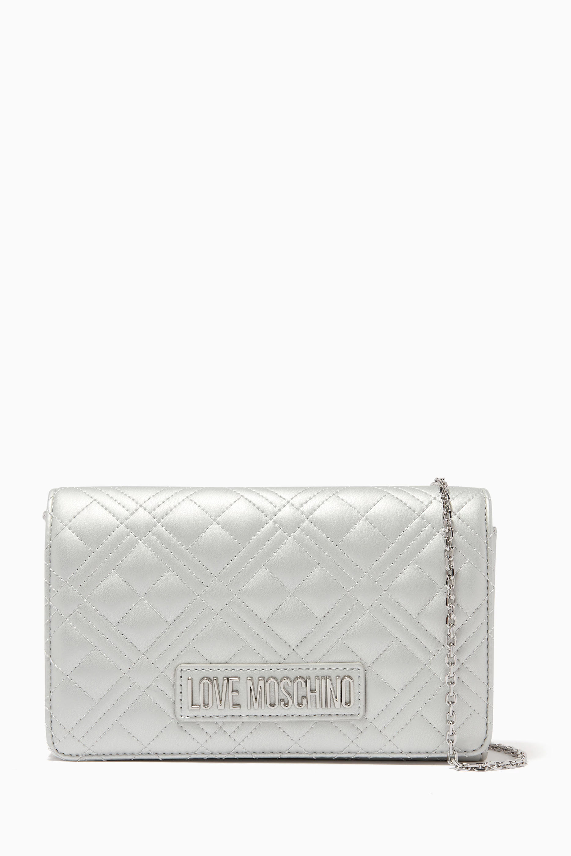 Love moschino diamond quilted crossbody bag clearance