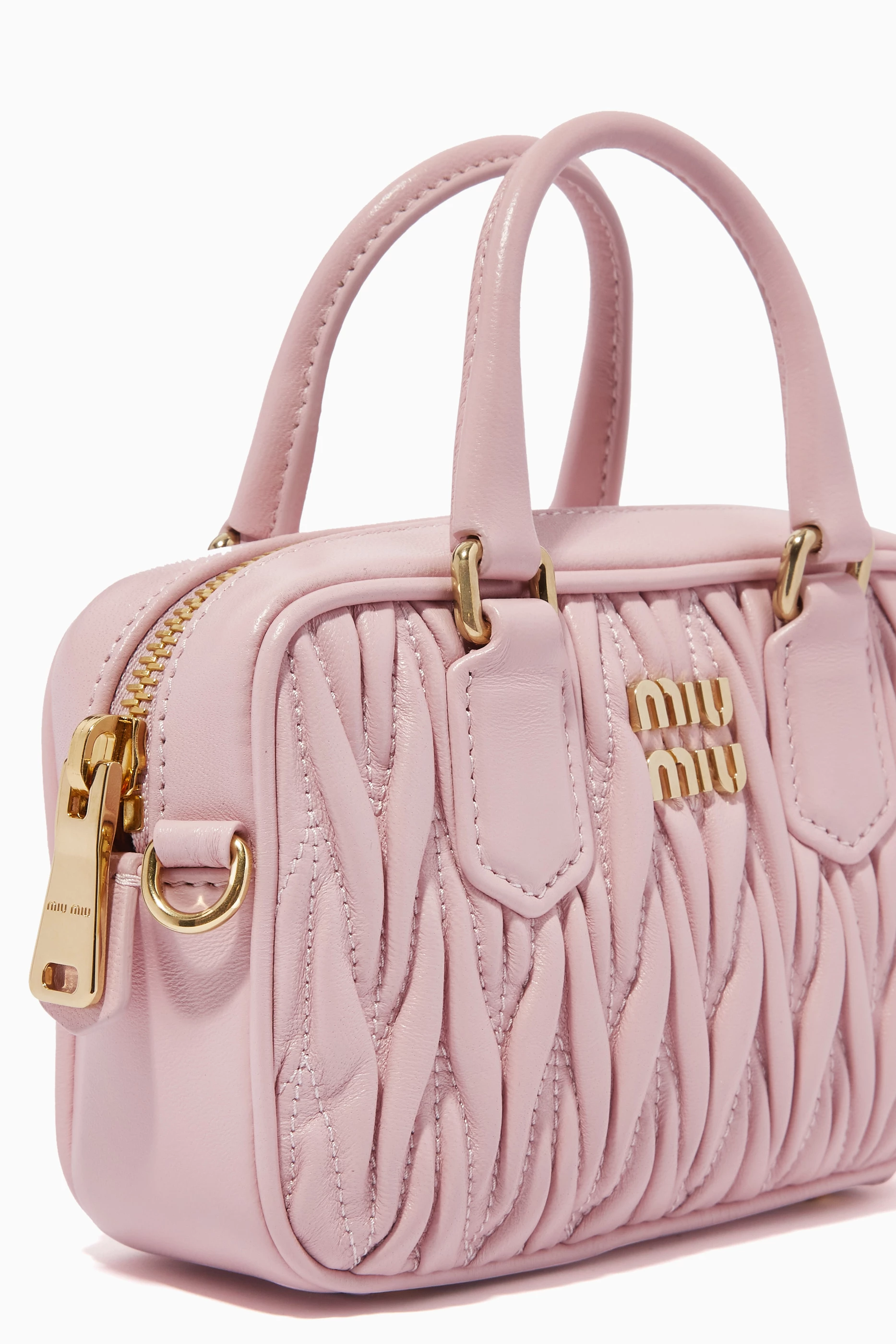 Miu miu pink handbag on sale