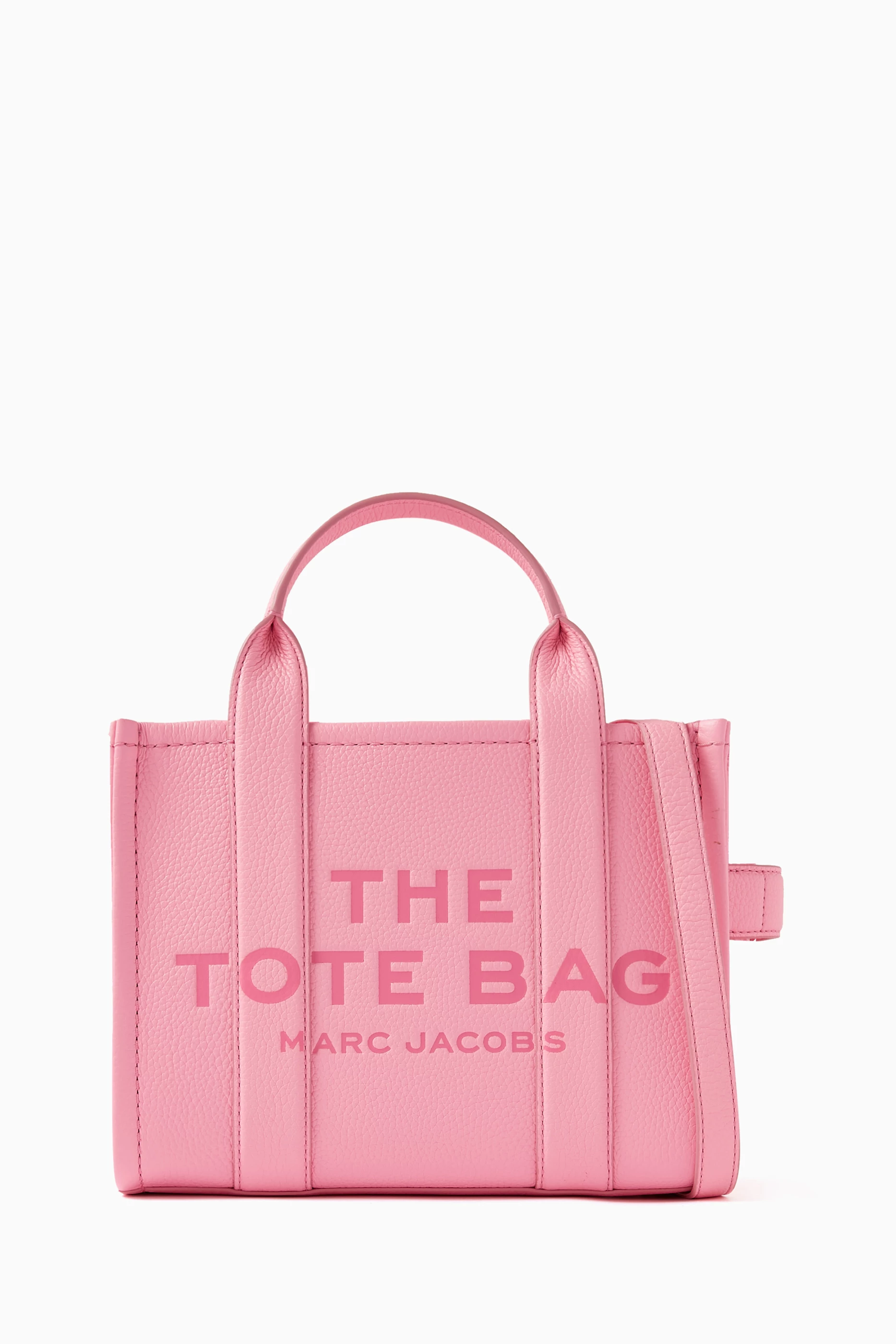 Buy Marc Jacobs Pink The Small Tote Bag in Leather For Women Online Ounass Saudi