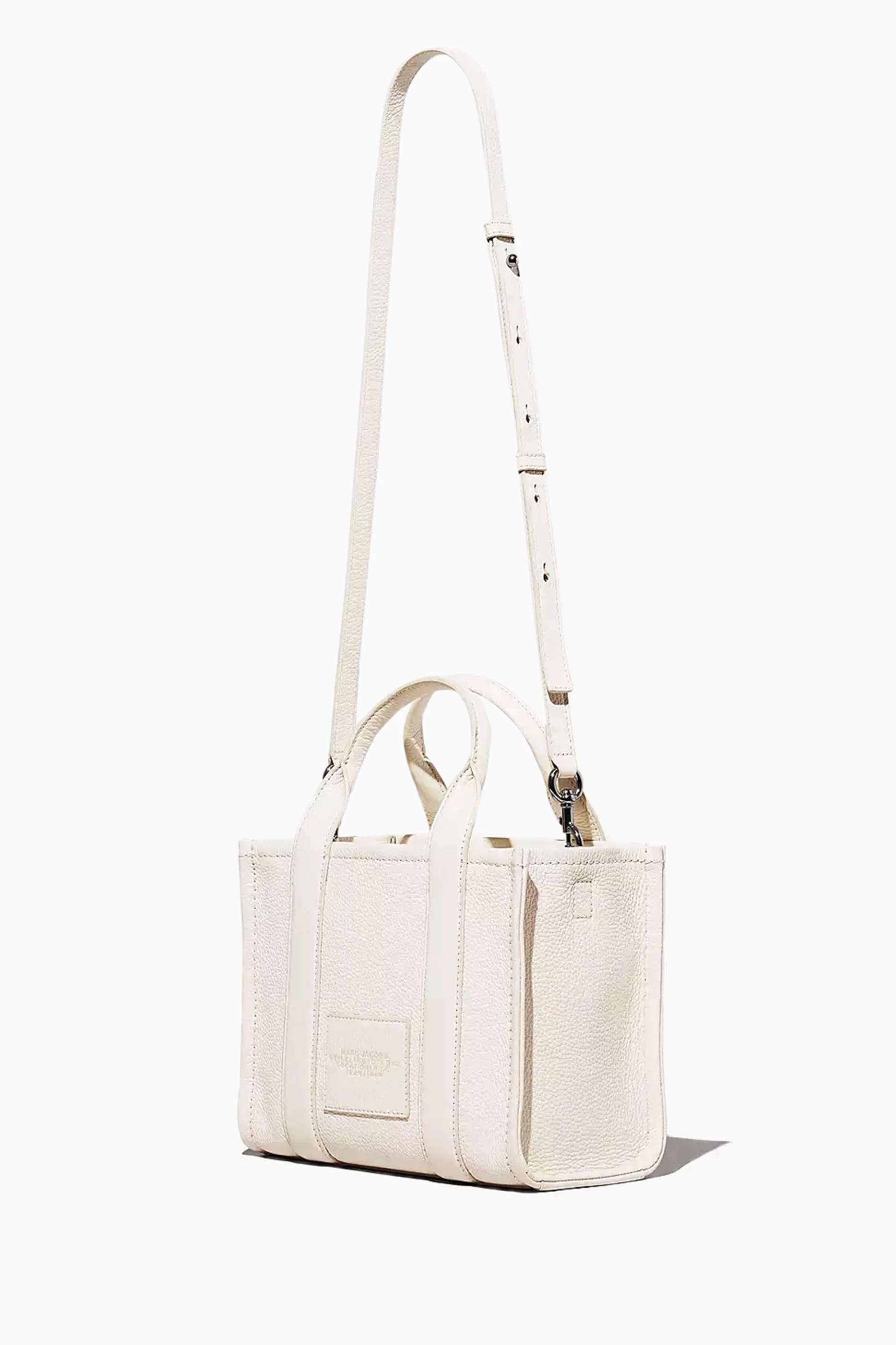 Buy Marc Jacobs White The Small Tote Bag in Leather For Women
