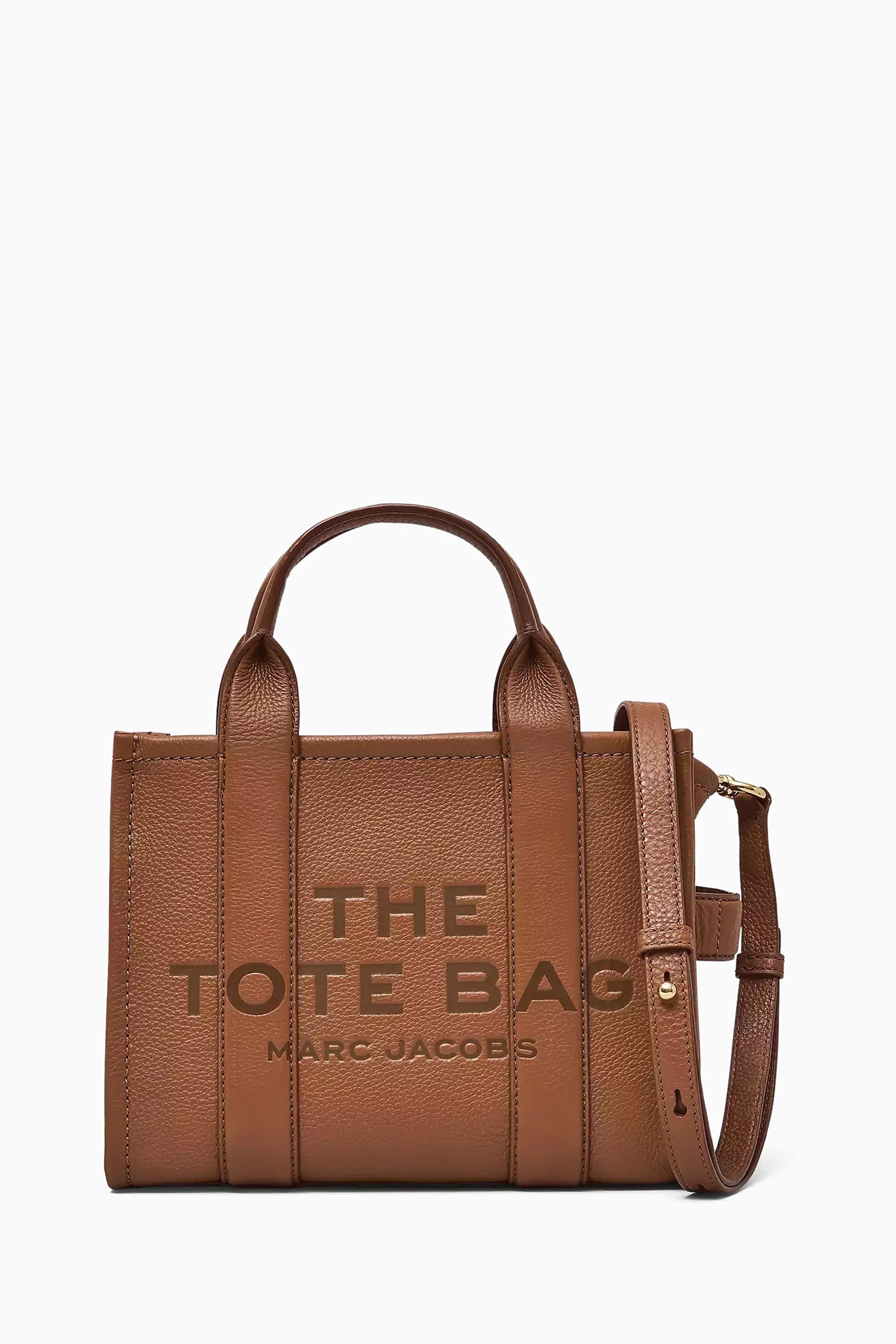 Buy Marc Jacobs Brown The Medium Traveler Tote Bag in Cow Leather