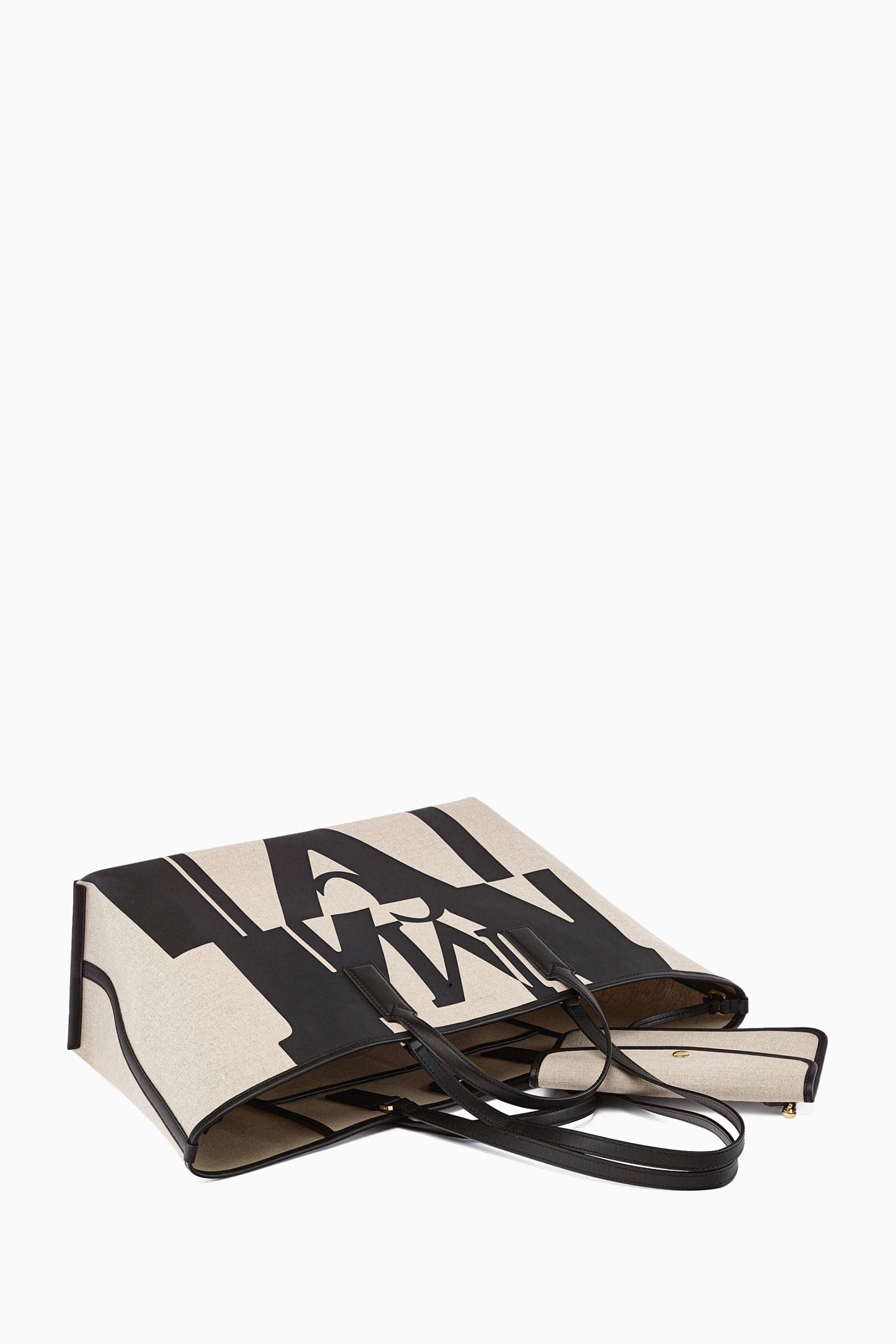 Buy MCM Black Aren Medium Shopper in Logo Glitch Canvas For Women Online Ounass Saudi