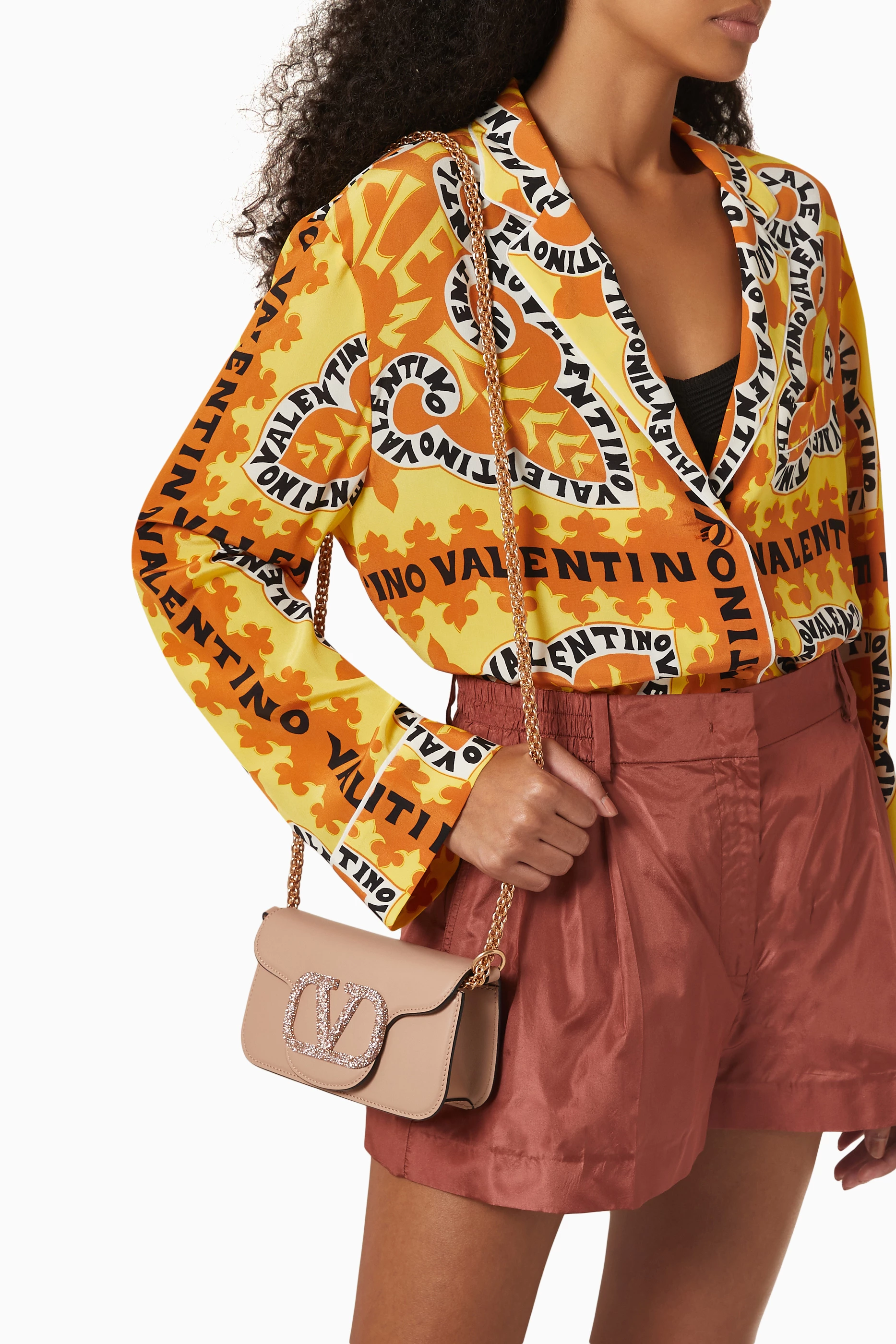 Buy Valentino Garavani Pink Valentino Garavani Locò Small
