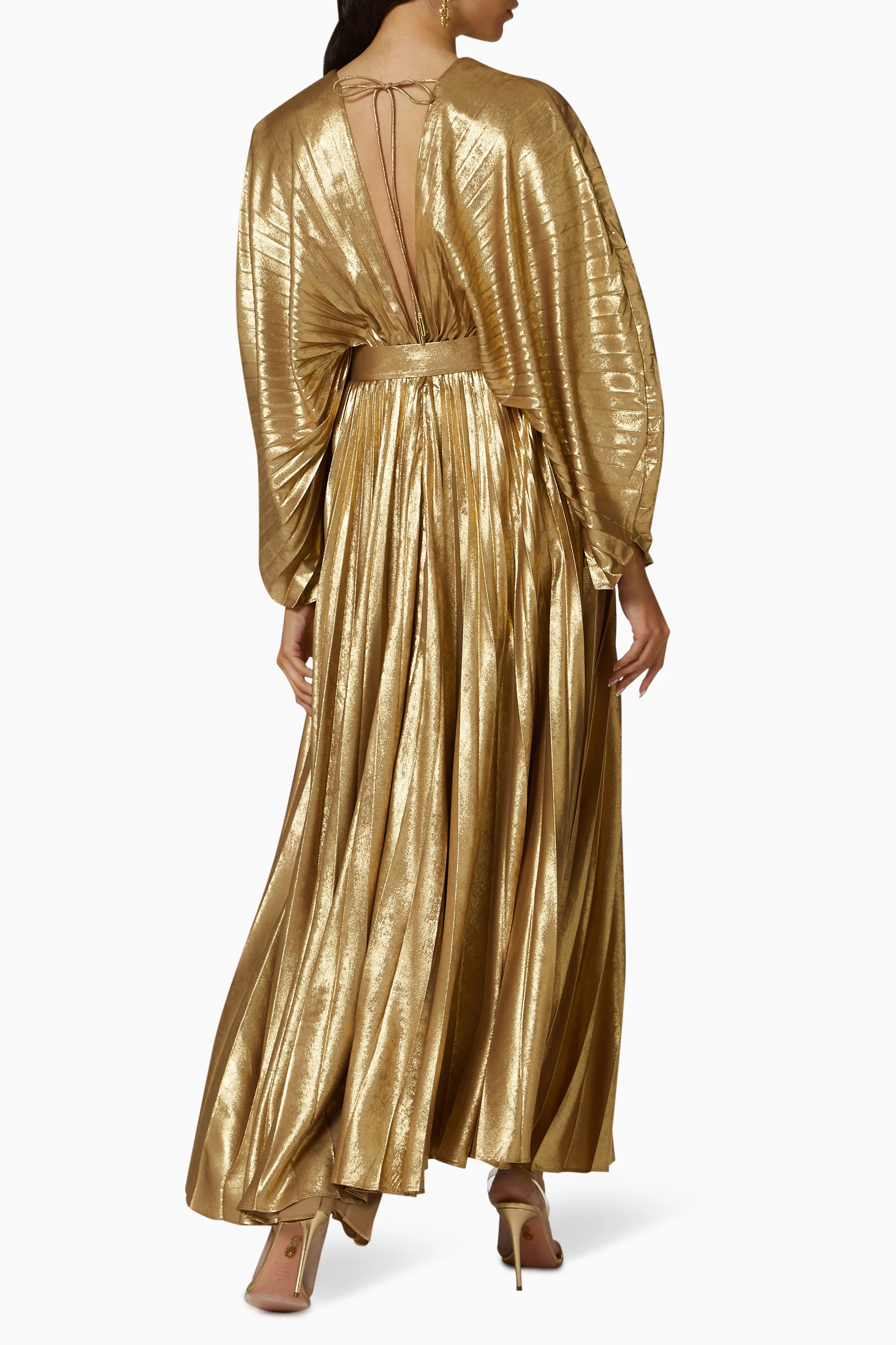 acler westover dress gold acler Westover Dress