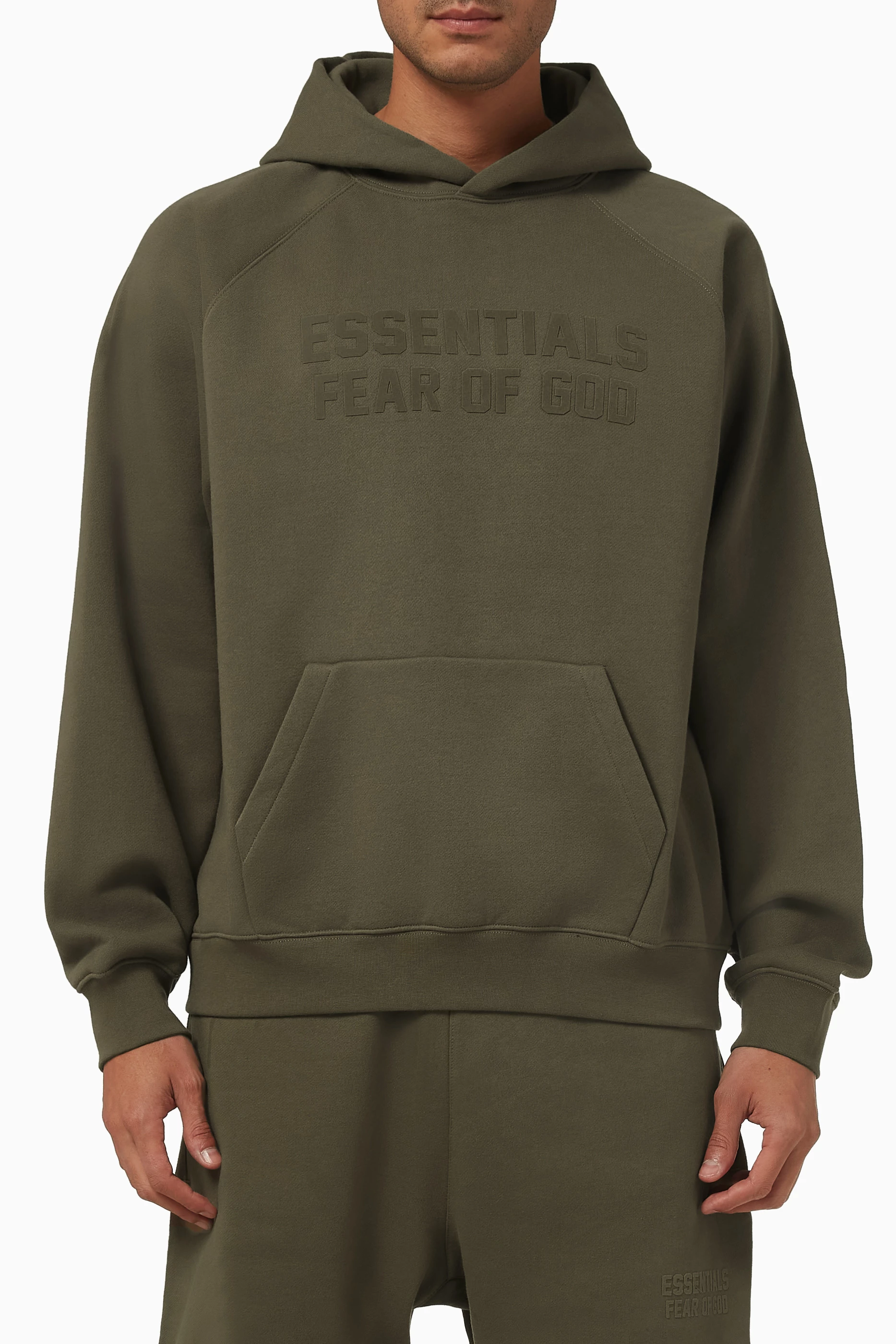 Fog essentials olive hoodie outlet
