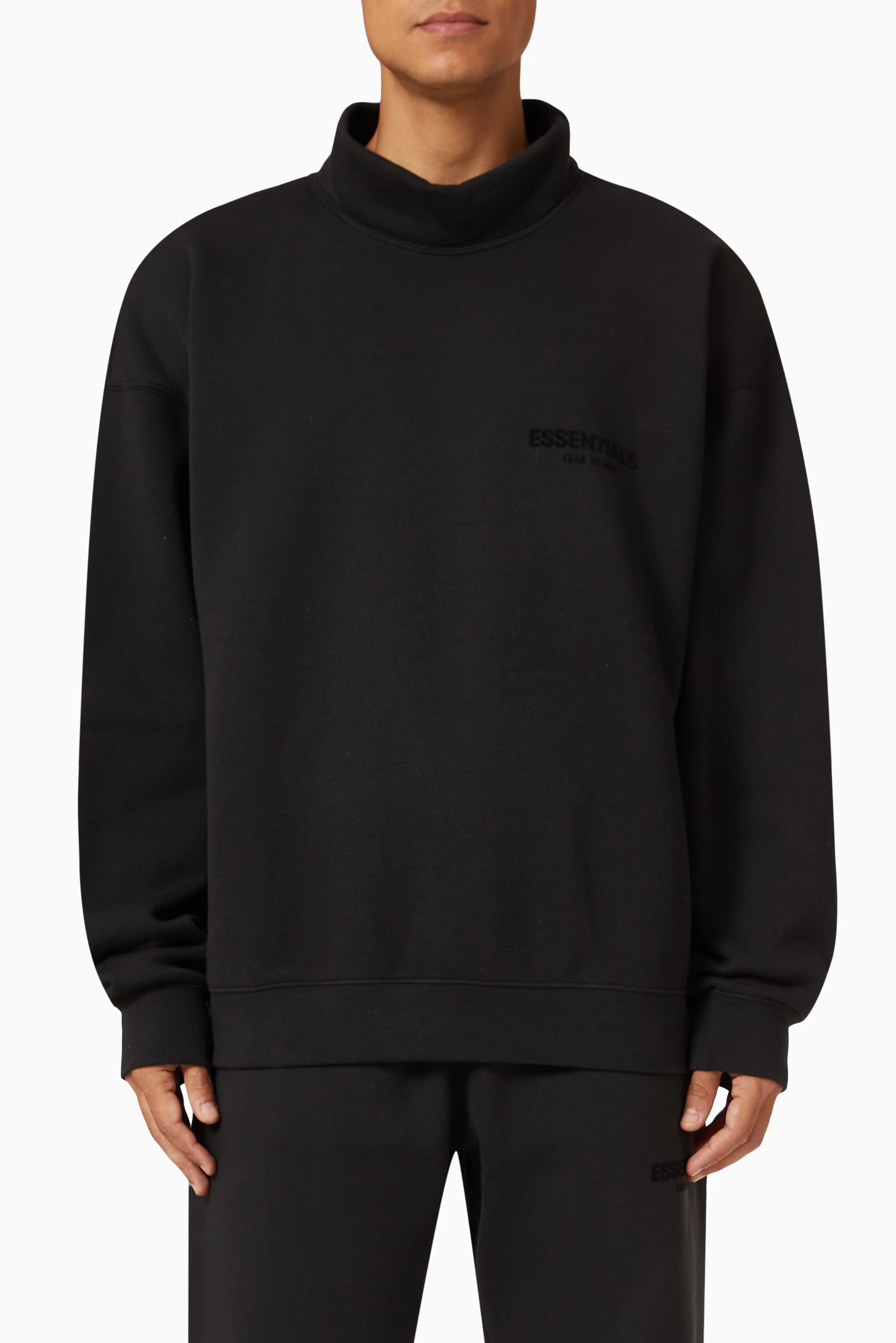 Fear of god mock neck sweatshirt store