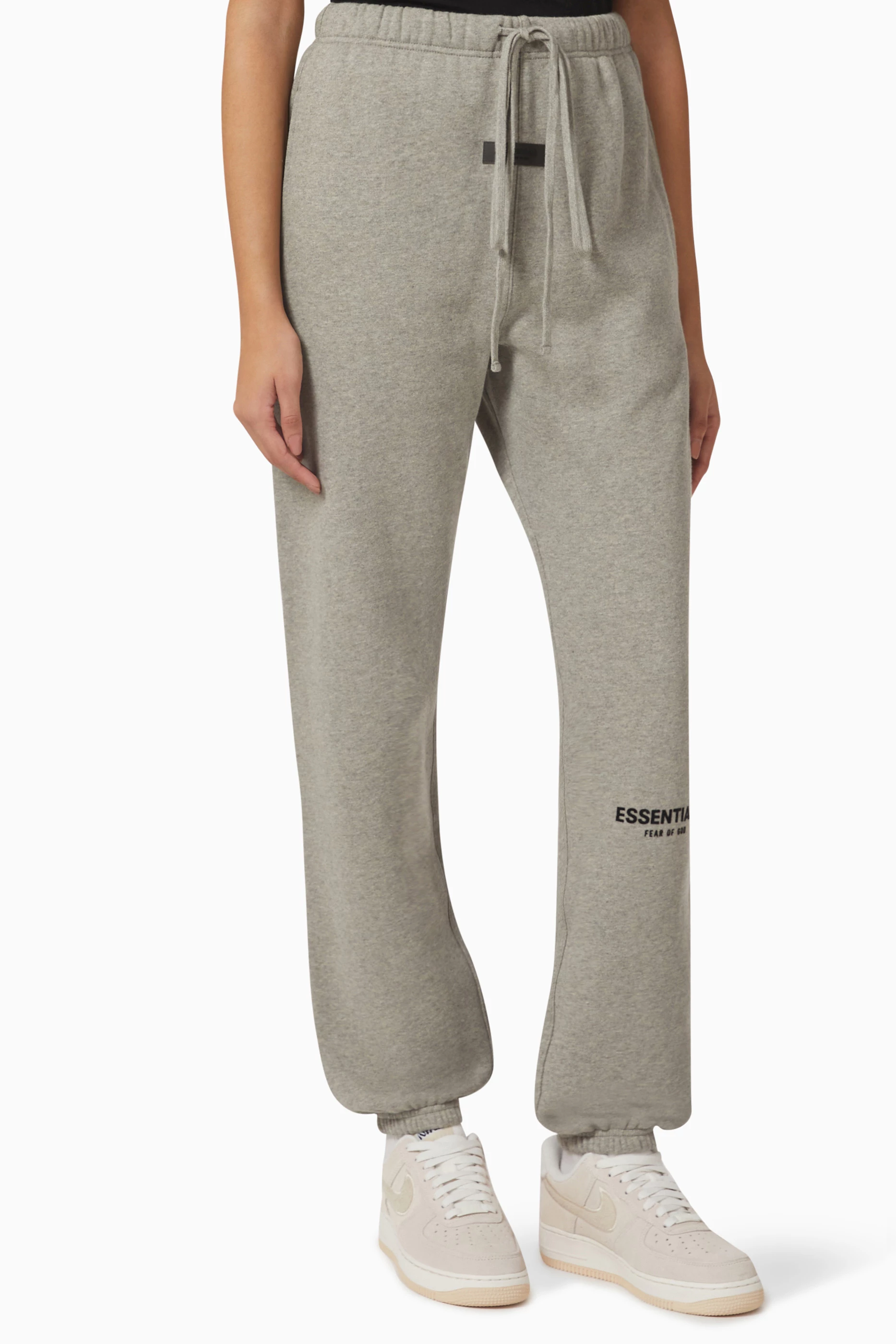 Buy Fear of God Essentials Grey Unisex Essentials Sweatpants in Fleece For Women Online Ounass Saudi