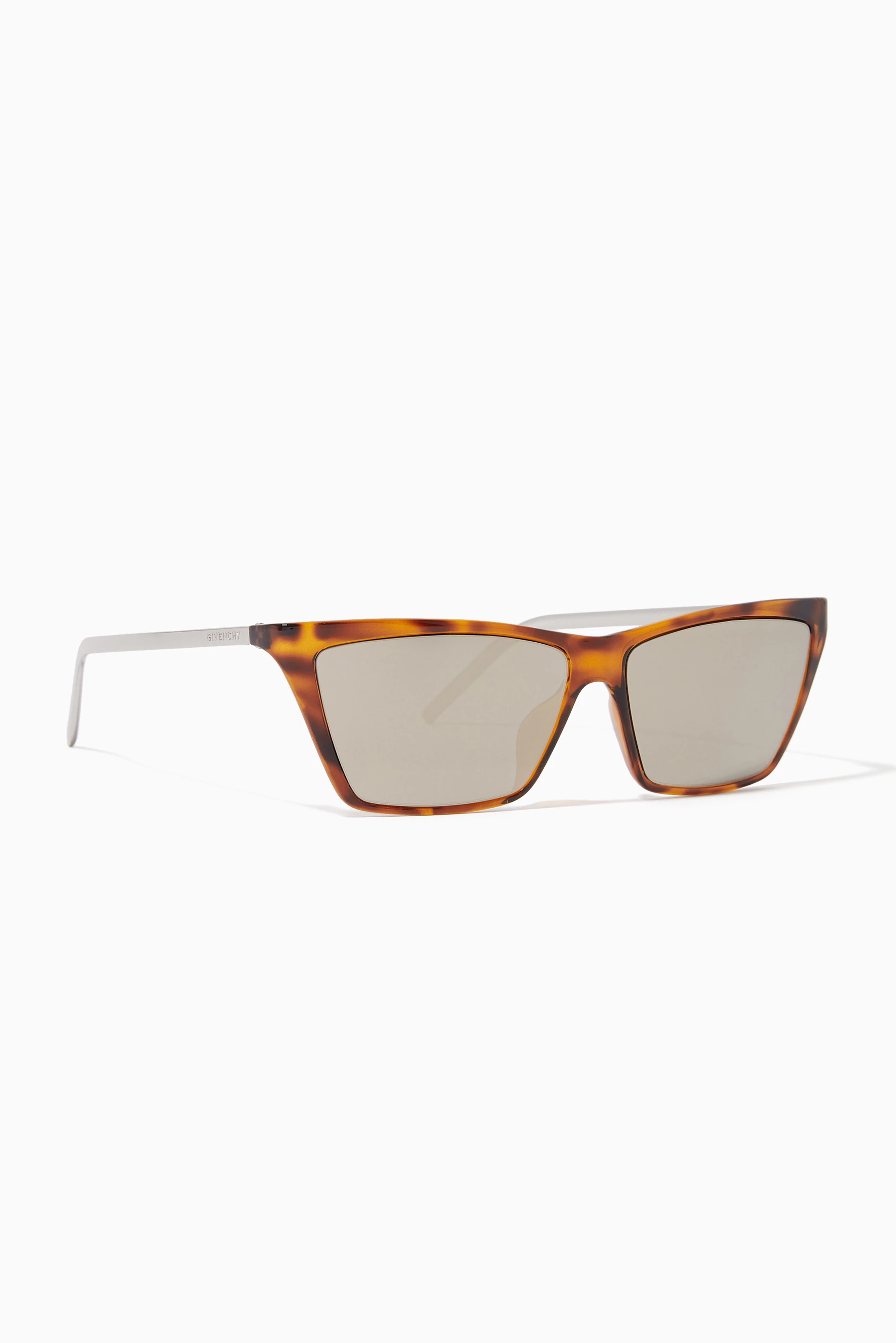 Buy Givenchy Brown Cat eye Sunglasses in Acetate Metal For Women Online Ounass Saudi