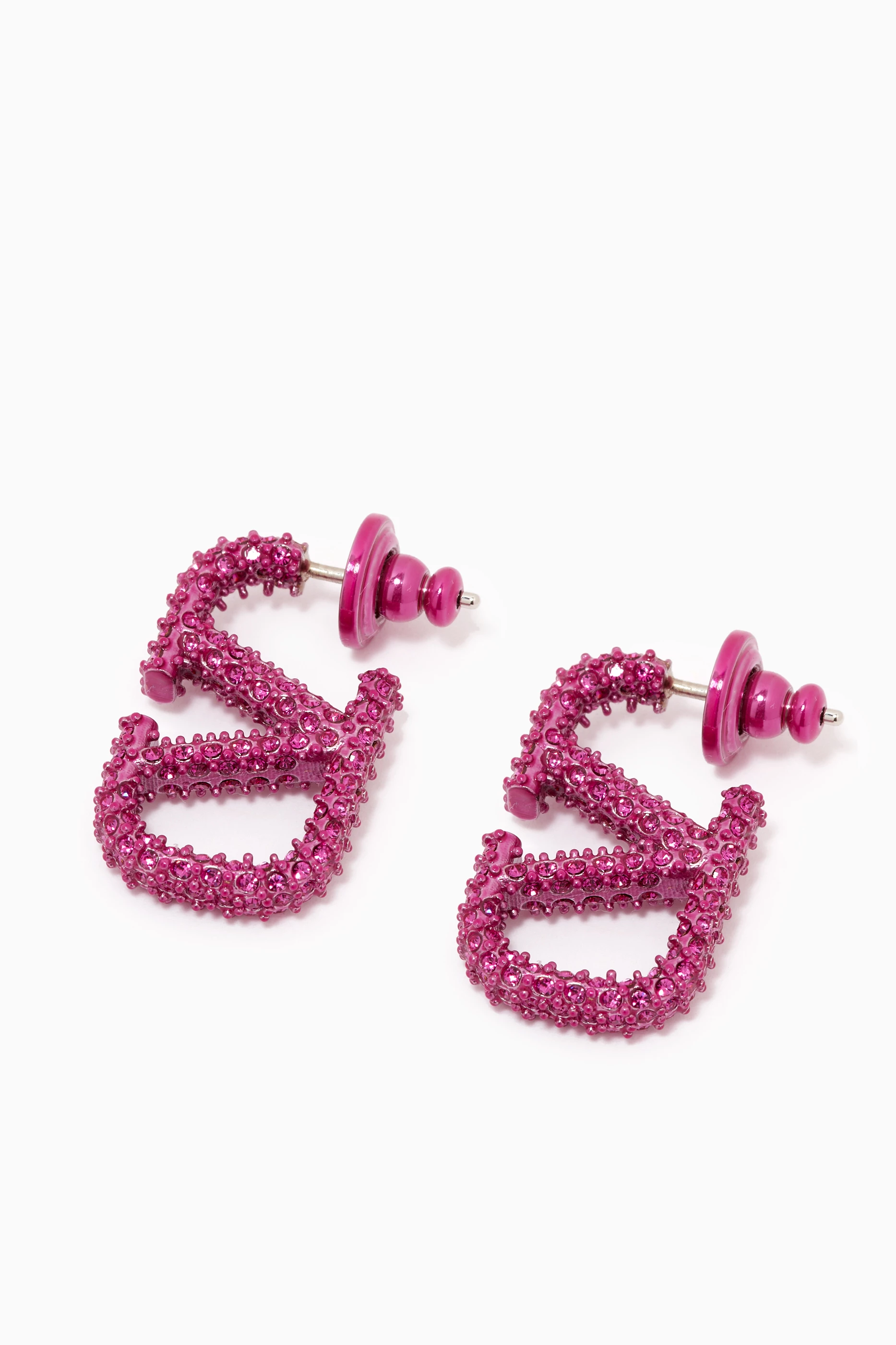 Buy Valentino Garavani Pink Valentino Garavani VLOGO Strass