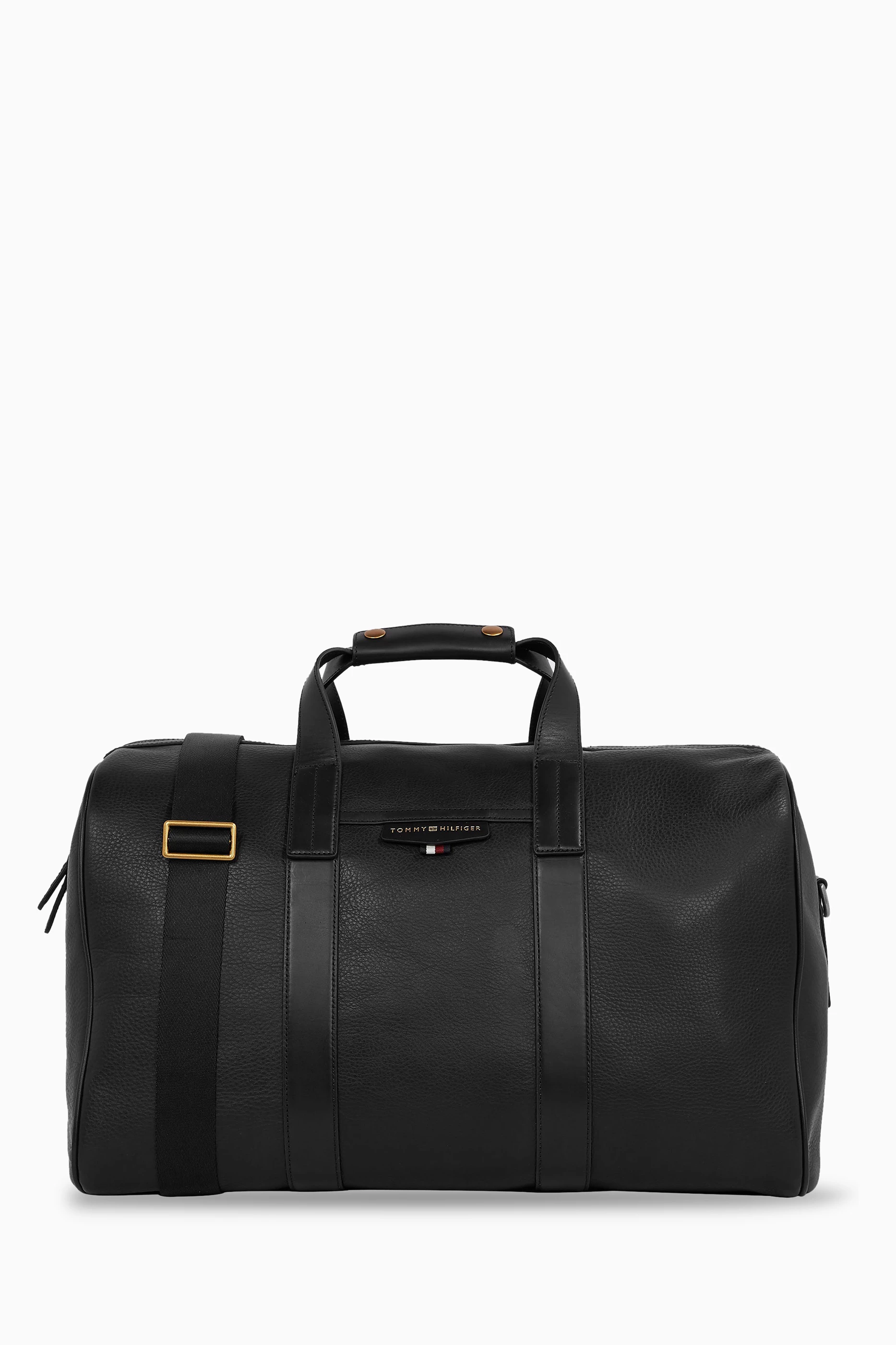 Buy Tommy Hilfiger Black Premium Duffel Bag in Leather For Men Online Ounass Saudi