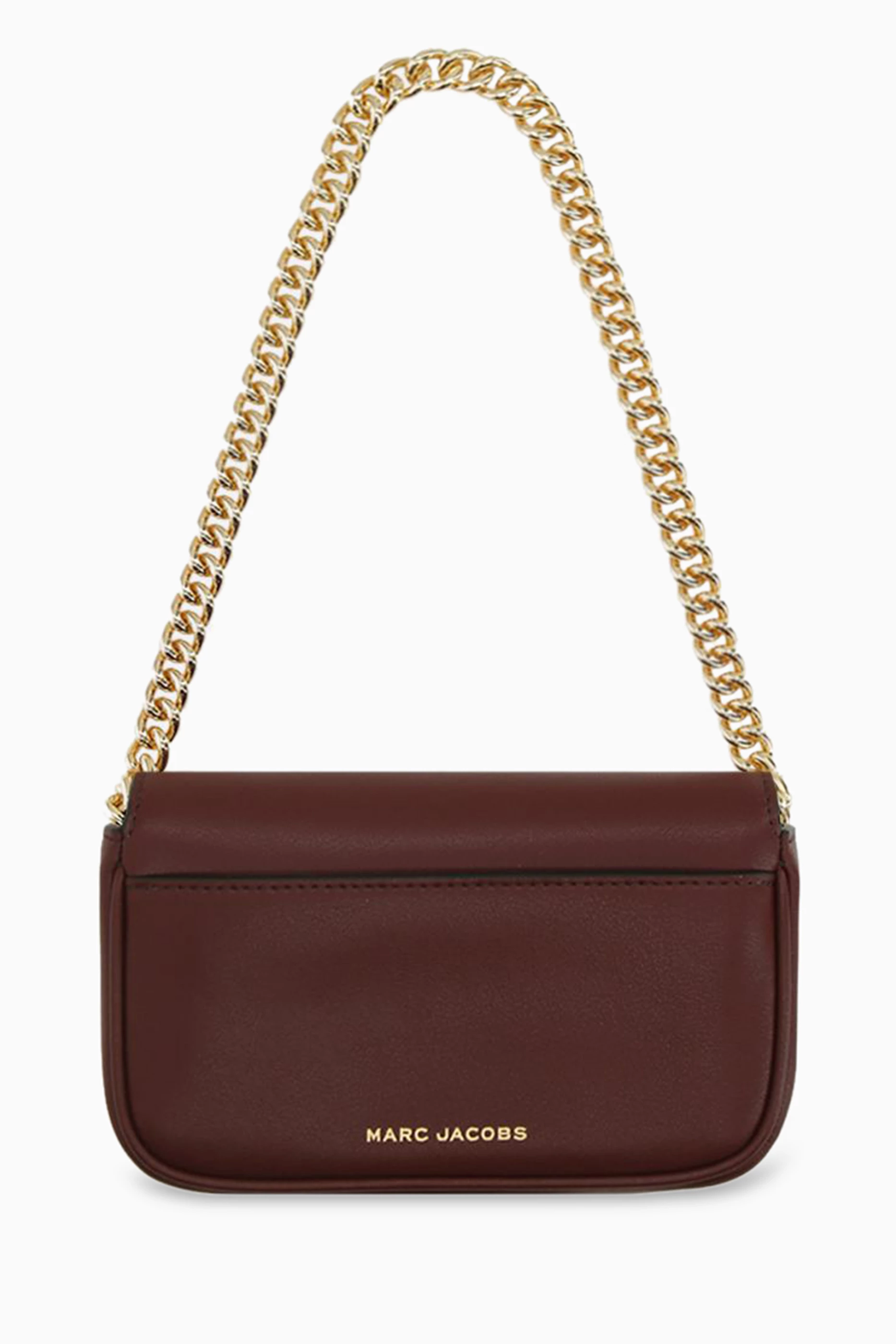 Buy Marc Jacobs Burgundy The J Marc Mini Shoulder Bag in Leather For Women Online Ounass Saudi