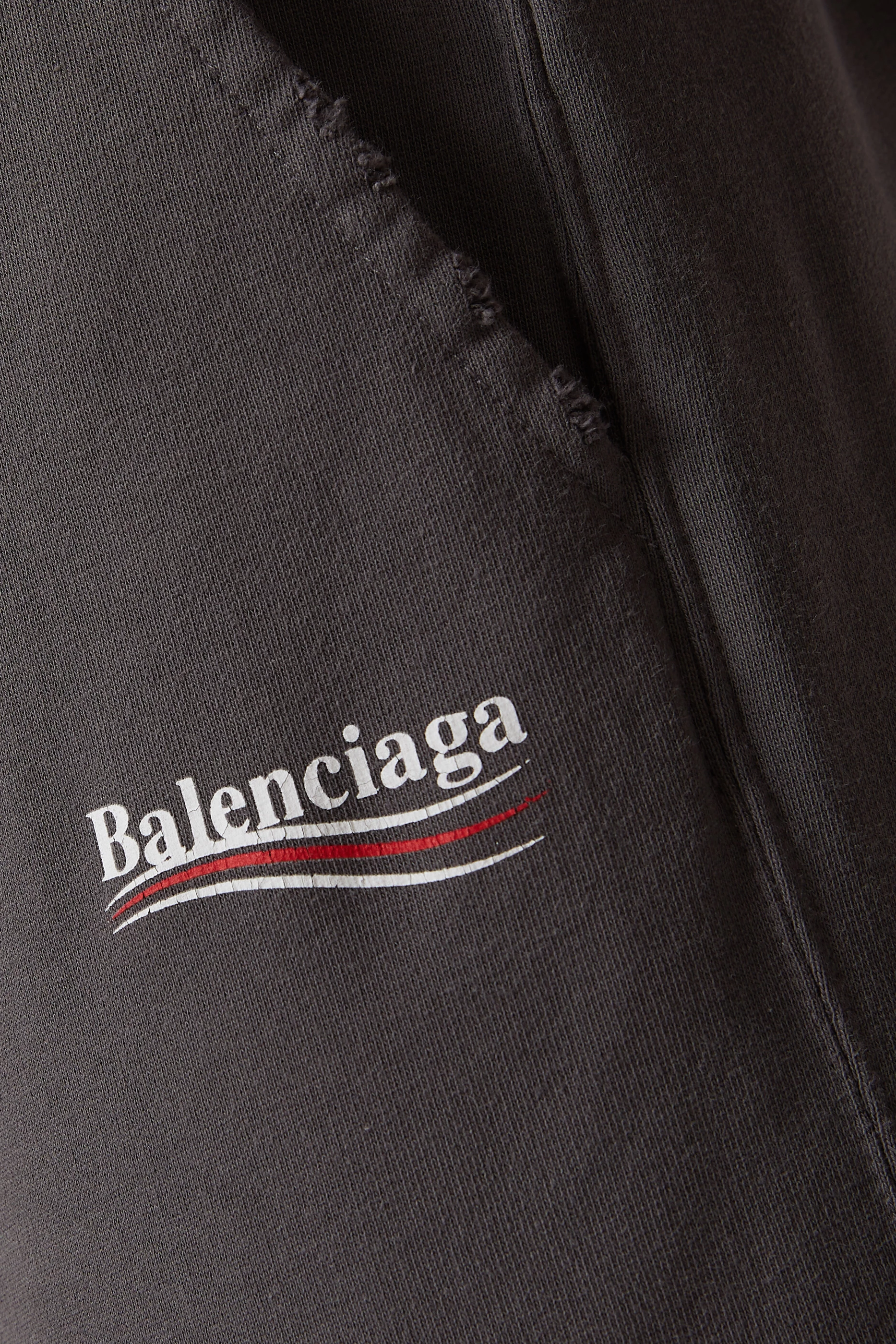 Buy Balenciaga Grey Political Campaign Large Fit Sweatpants in