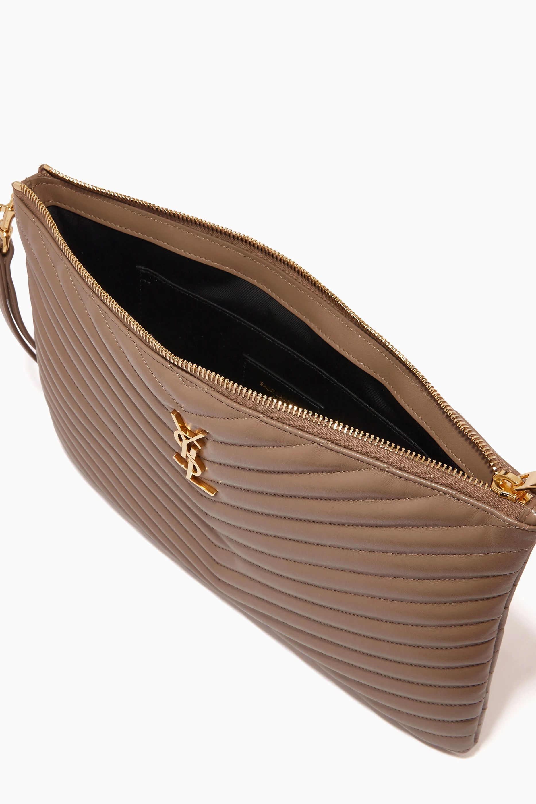 Ysl monogram tablet pouch cheap