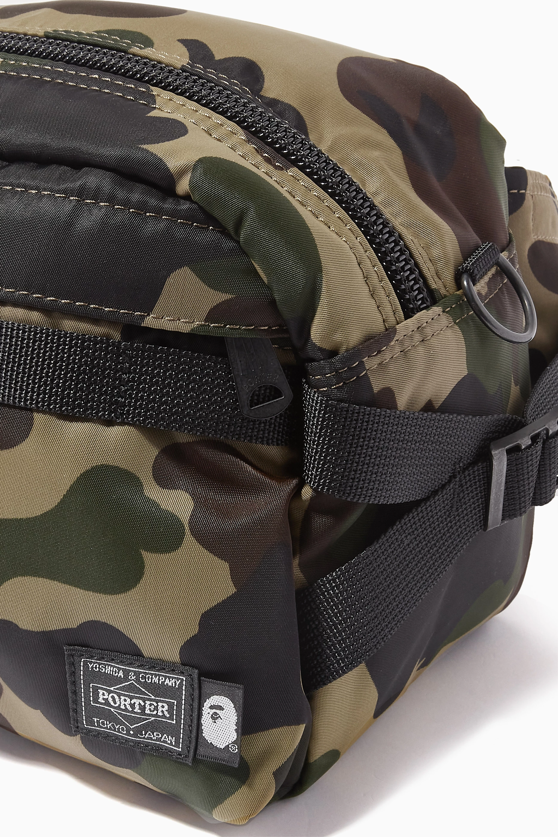 Buy A Bathing Ape Green x Porter 1st Camo Waist Bag in Nylon For Men Online Ounass Saudi