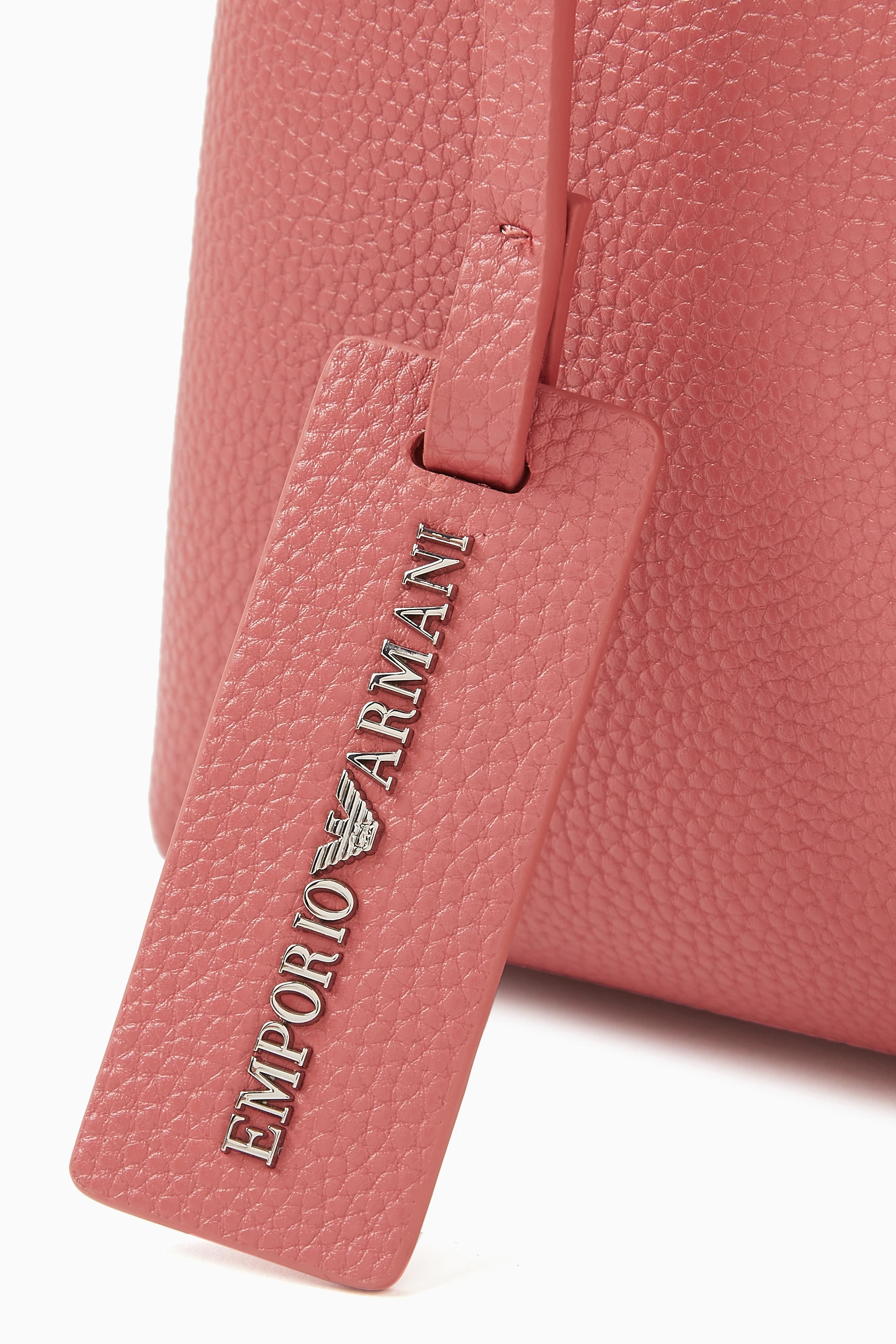 Buy Emporio Armani Pink XS My EA Tote Bag in Faux Leather For Women Online Ounass Saudi