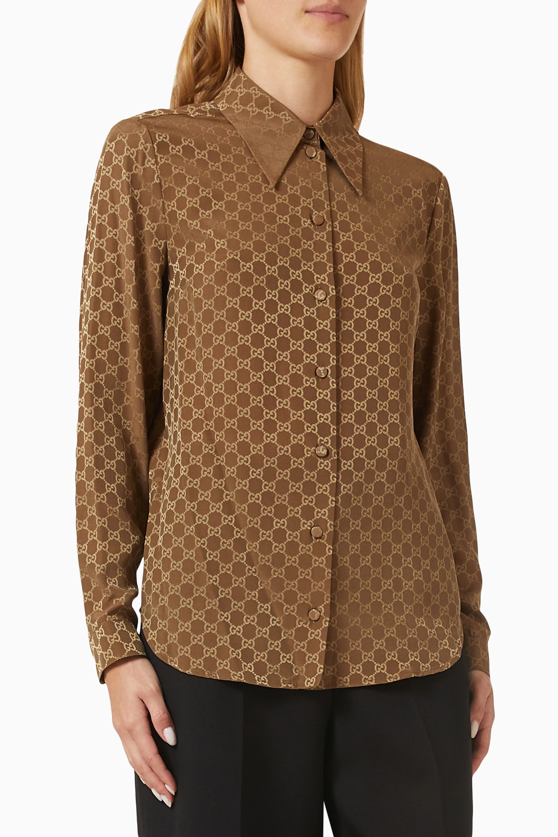 Gucci shirt women's clothing for sale best sale