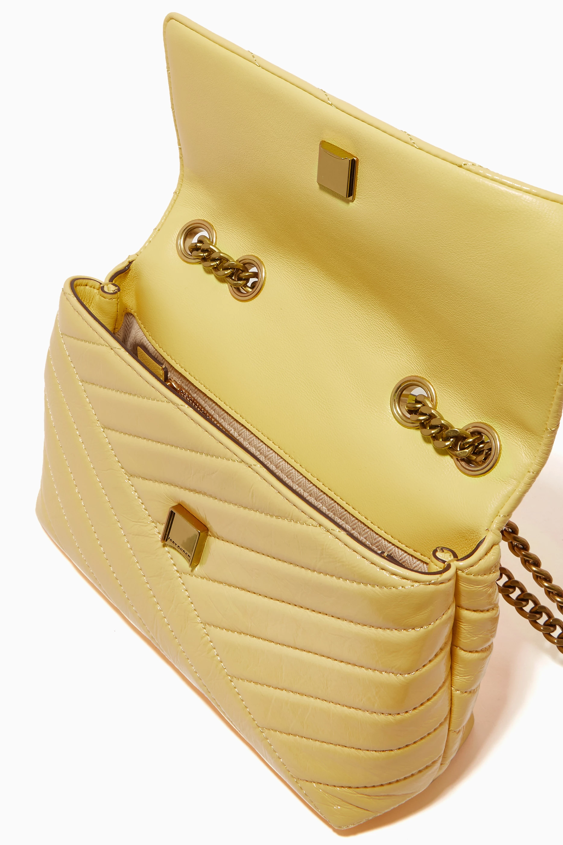 Tory burch kira chevron yellow 2025