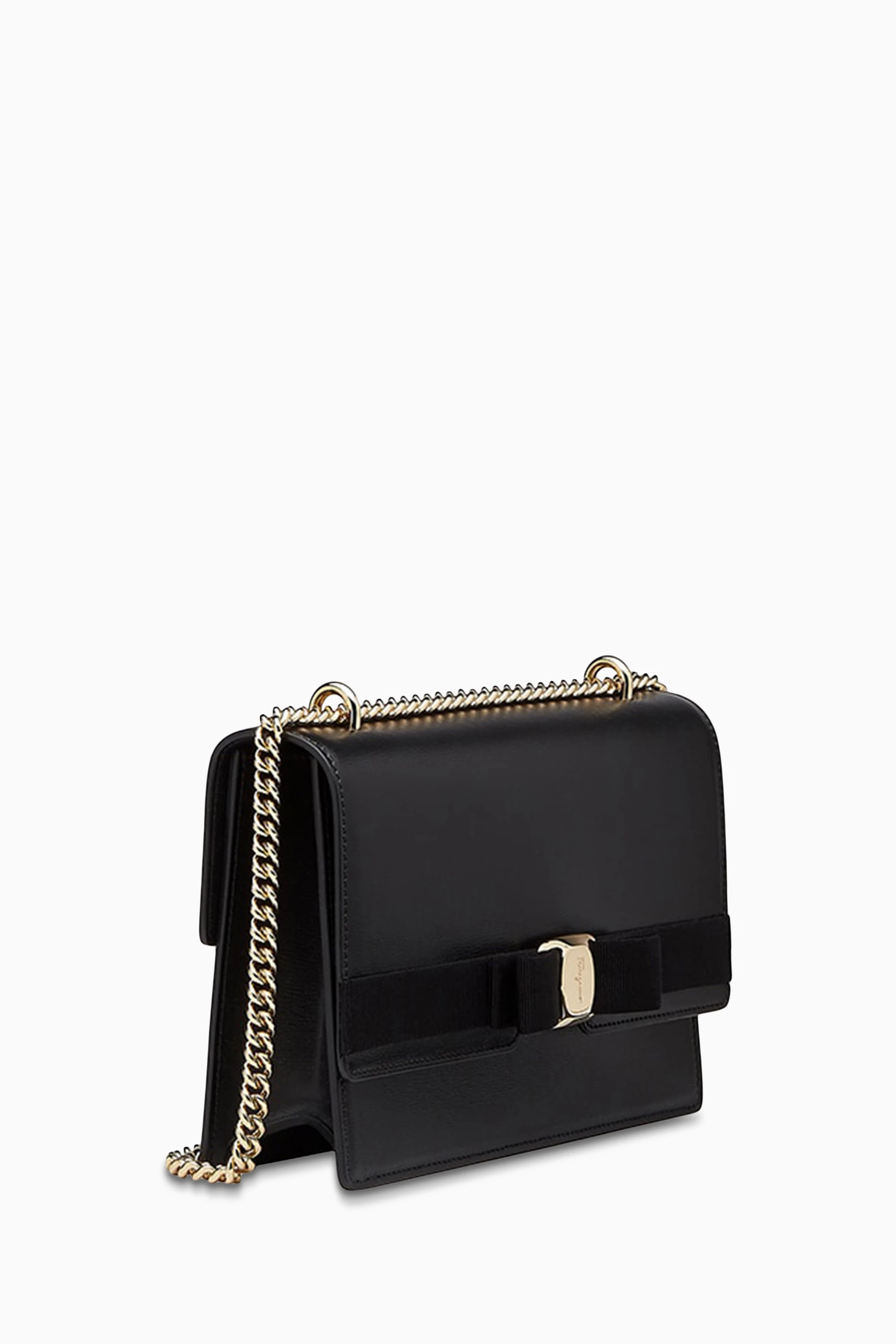 Buy Ferragamo Black Vara Bow Crossbody Bag in Leather For Women Online Ounass Saudi