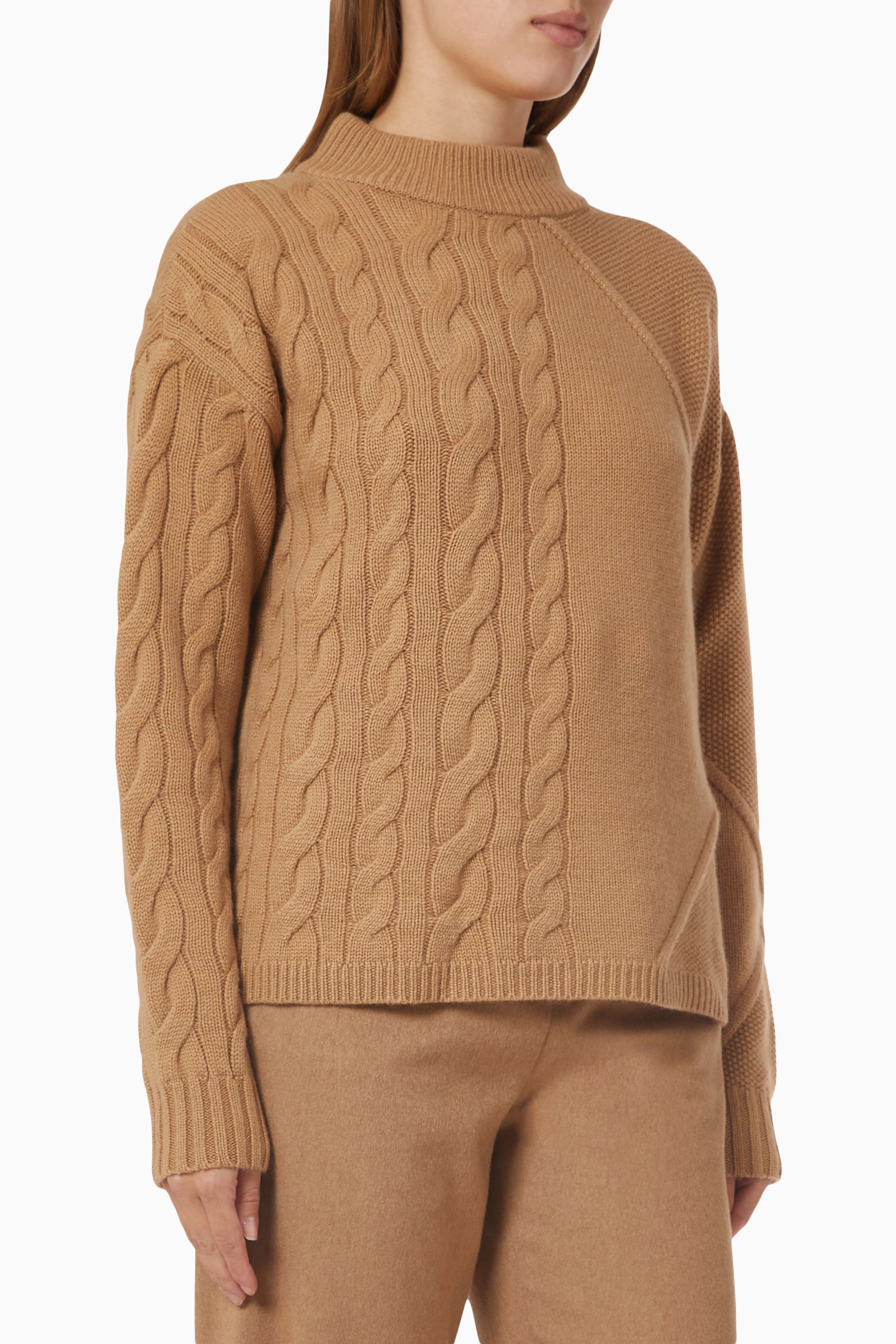 Max mara cable knit sweater 2025
