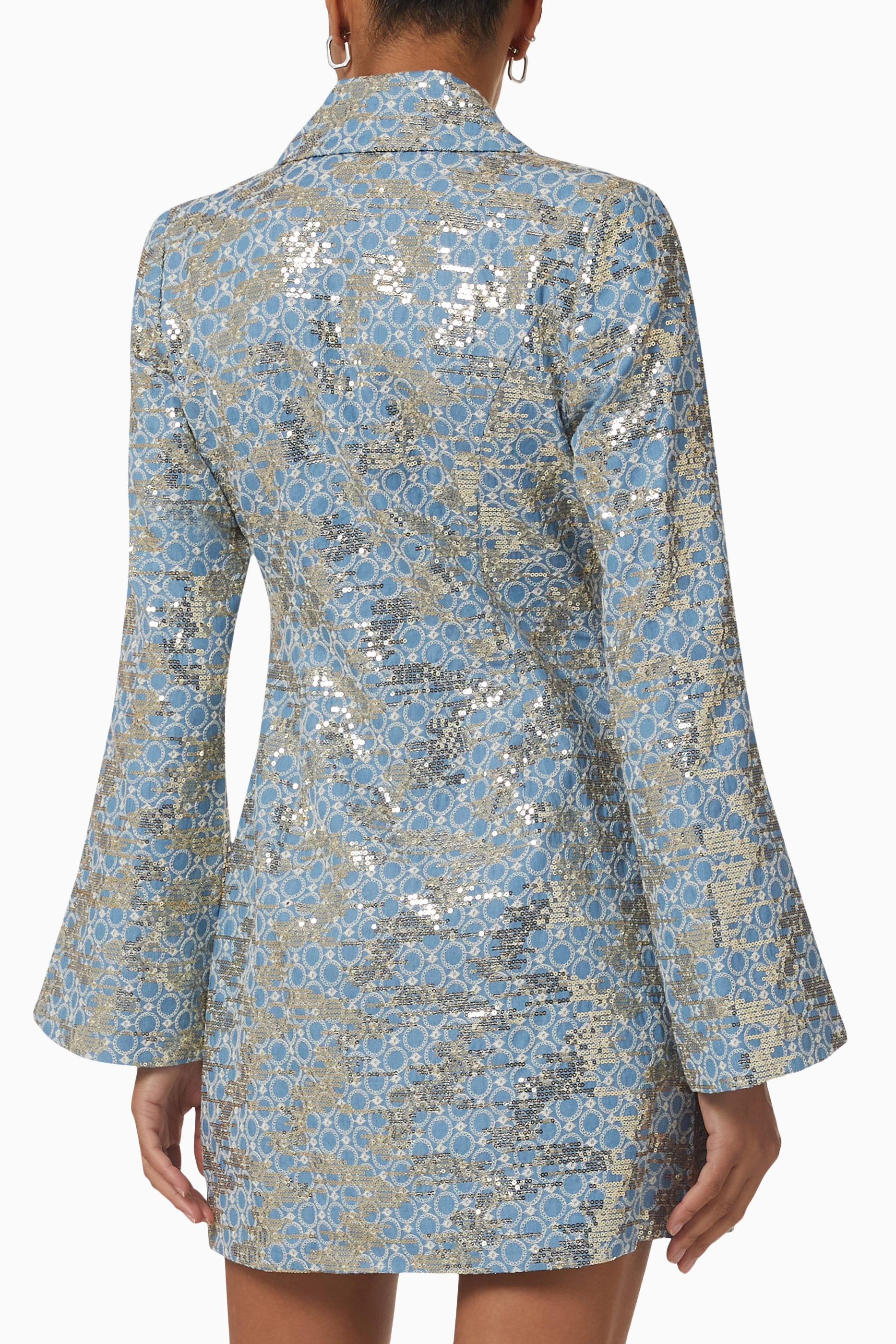 Buy Elliatt Blue Valerie Mini Blazer Dress For Women Online Ounass Saudi