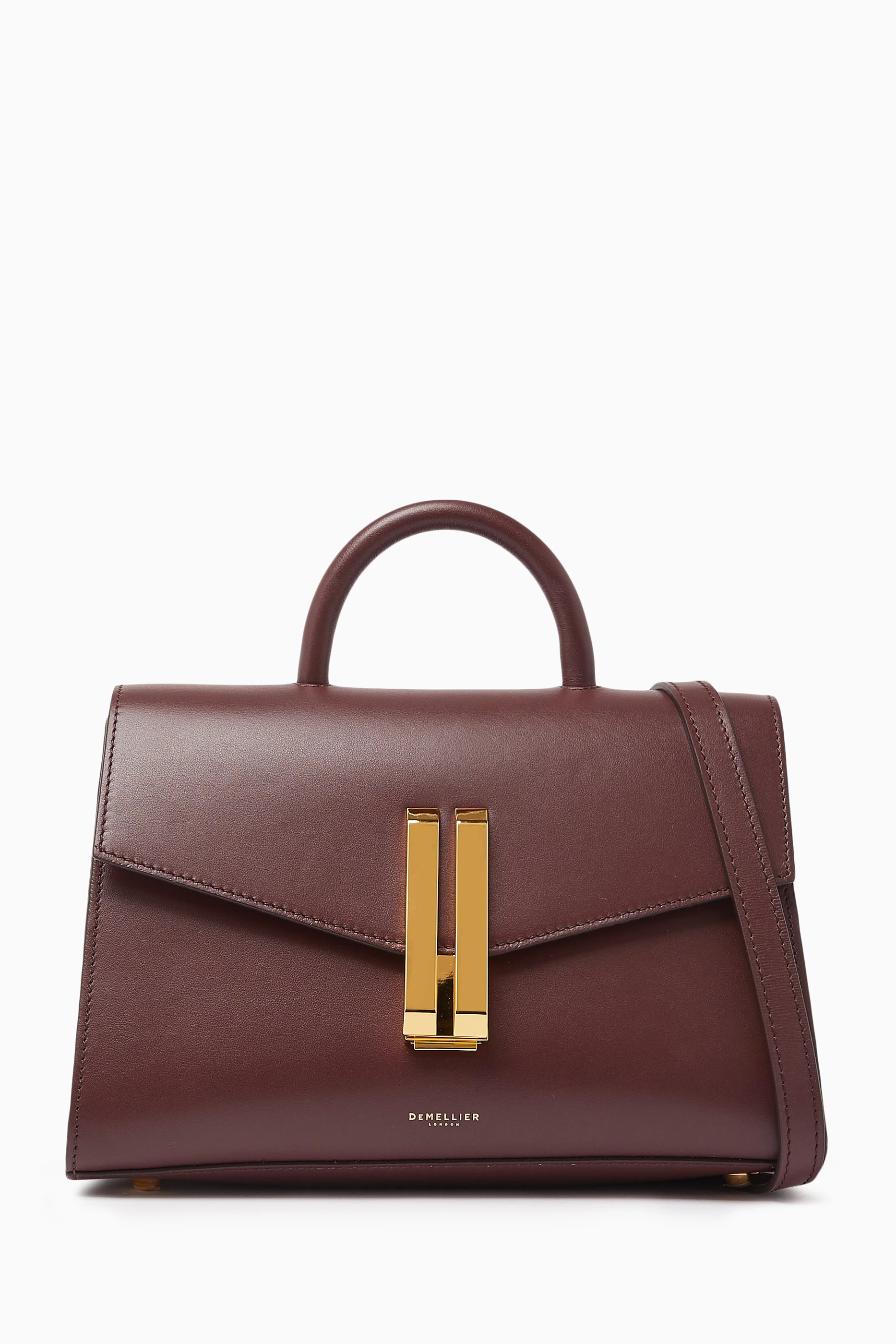 Midi Montreal Top Handle Bag in Smooth Leather