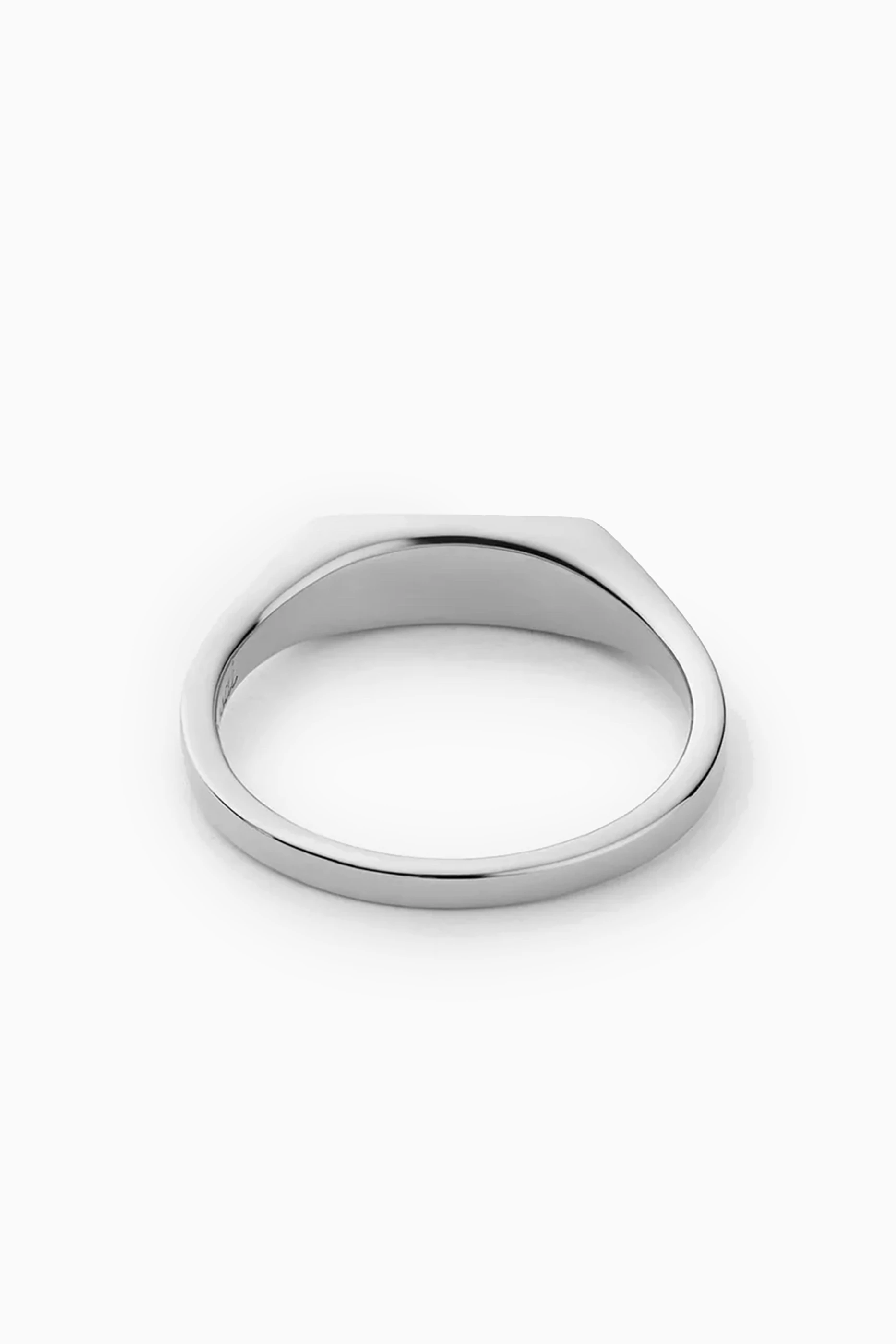 Buy Miansai Green Thin Lennox Jasper Ring in Sterling Silver