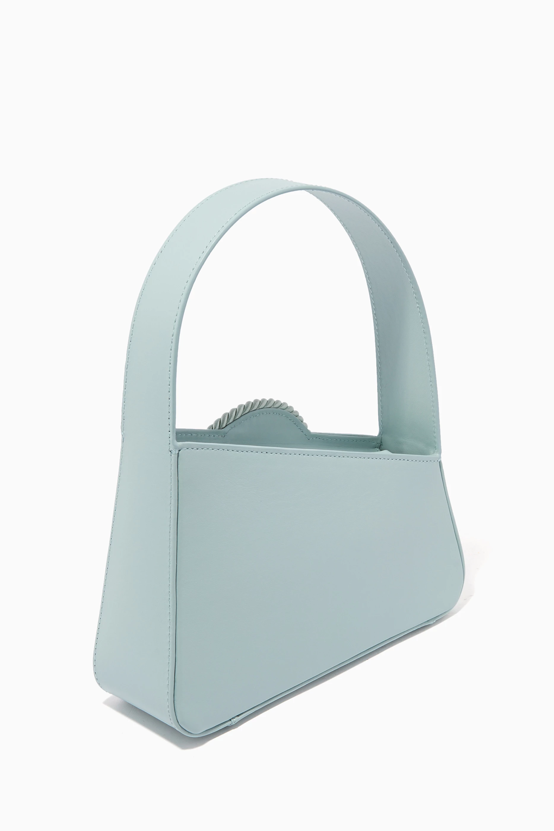 Buy Destree Blue Albert Small Passementerie Bag in Leather