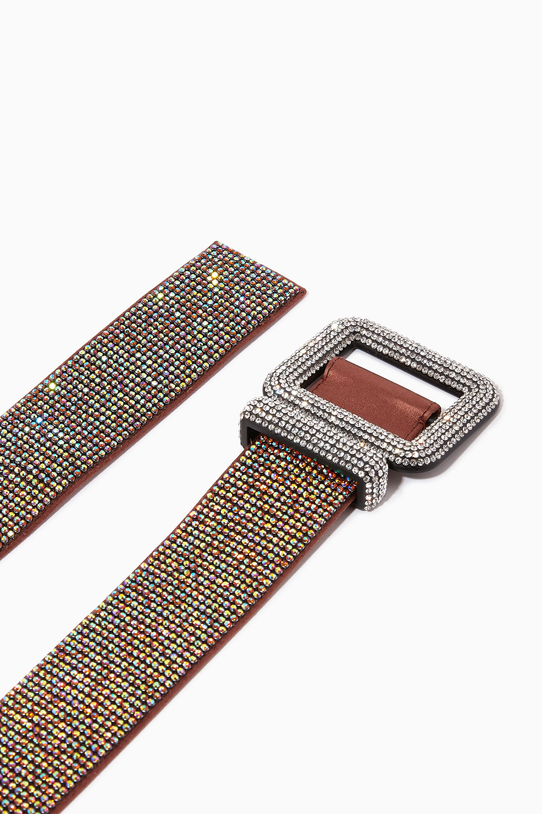 Buy Benedetta Bruzziches Gold Venus Belt in Crystal Metallic Mesh