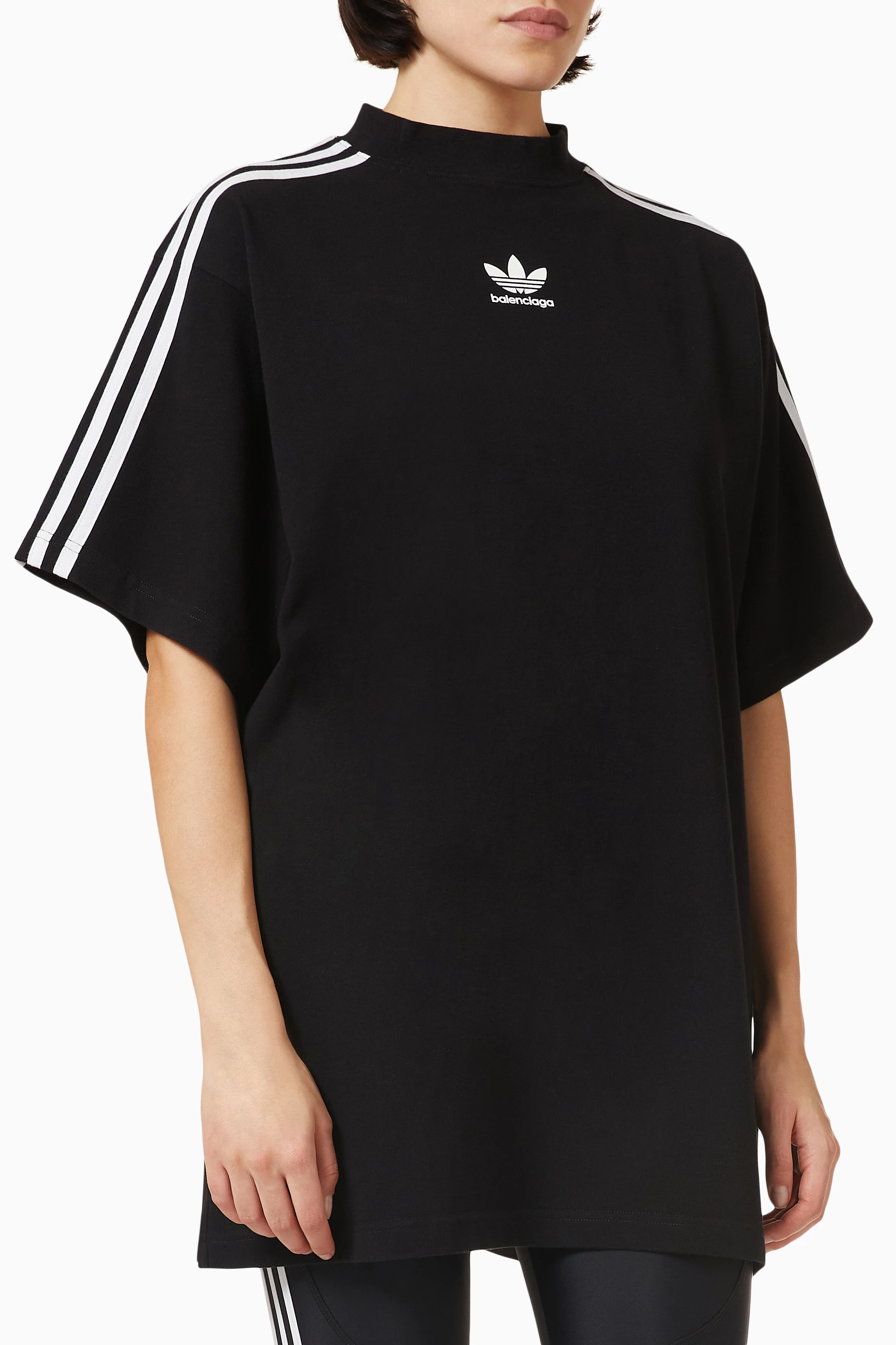 【Balenciaga x Adidas】オーバーサイズ TShirt Oversized Black Buy Balenciaga Black x Adidas Oversized T-shirt in Cotton