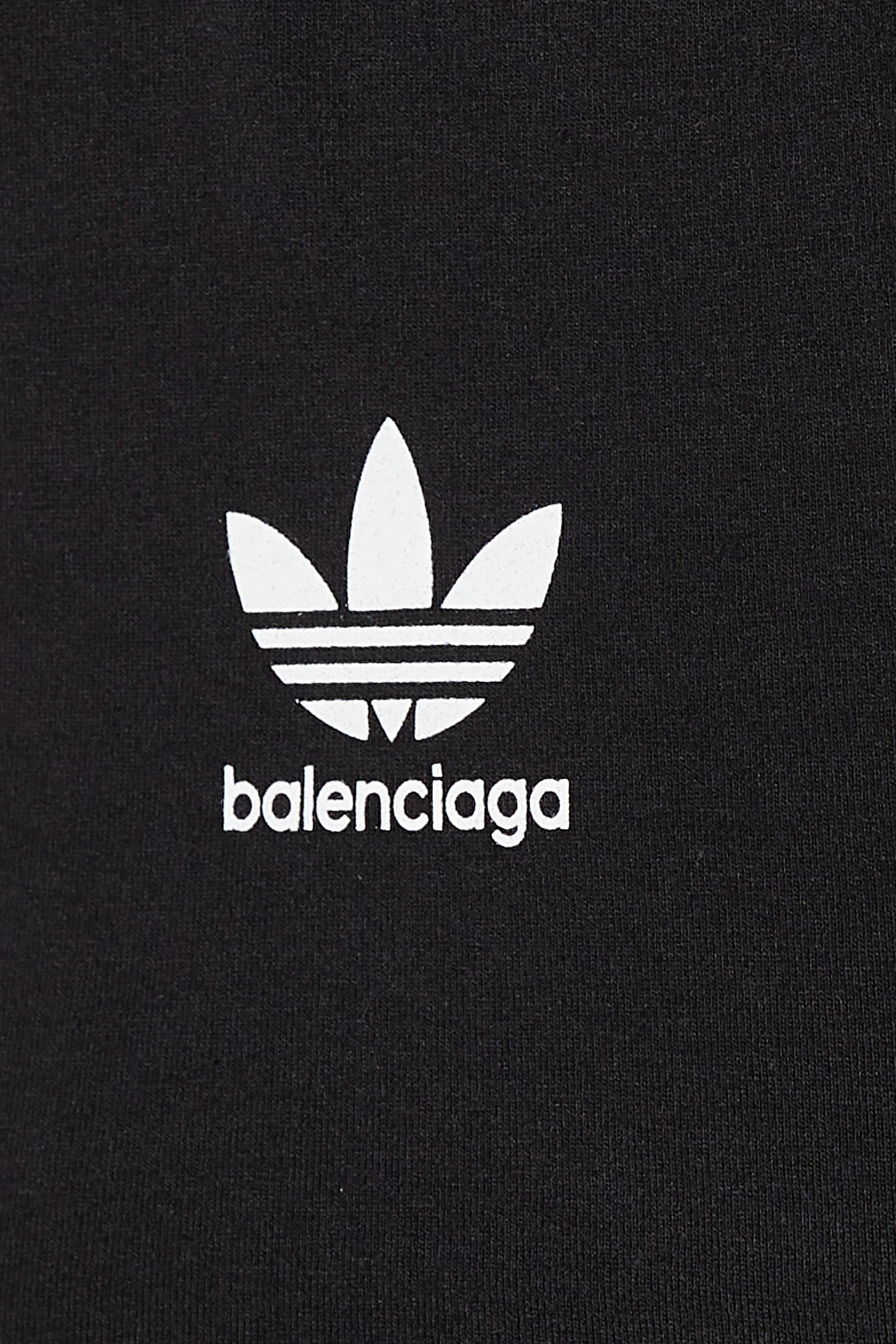 Buy Balenciaga Black x Adidas Shrunk T-shirt in Cotton Jersey For