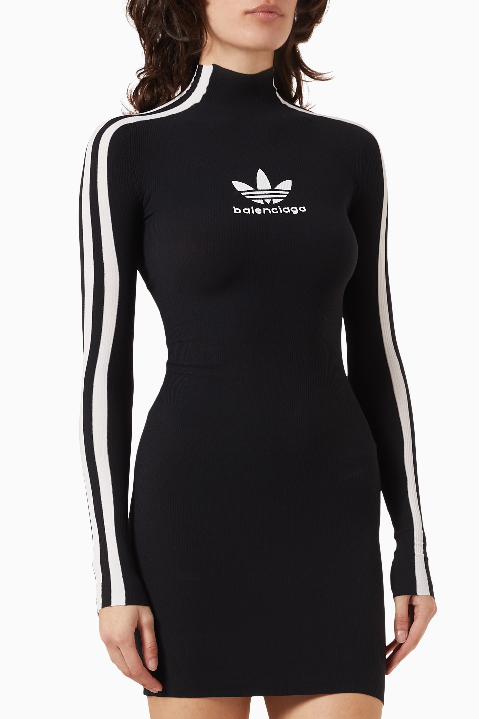 【送料&関税込】Balenciaga X Adidas Dress ADIDAS X BALENCIAGA - Logo Sports Mini Dress Balenciaga