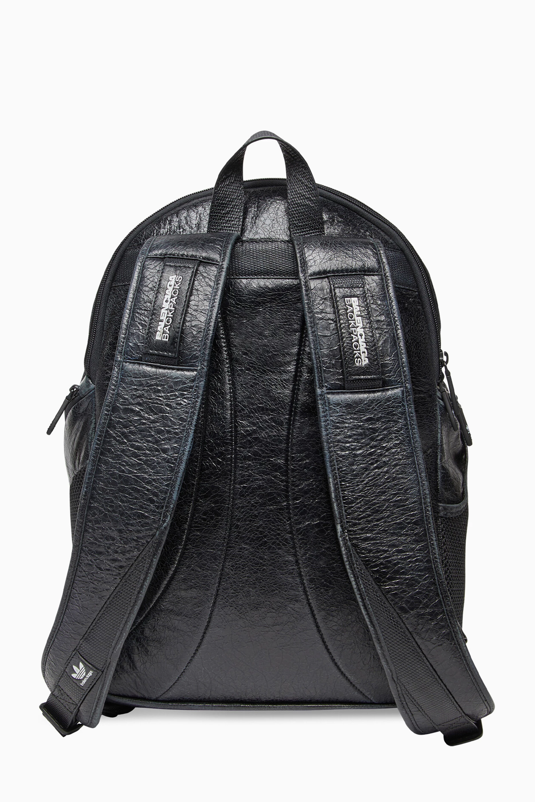 Buy Balenciaga Black x Adidas Backpack in Leather For Men Online