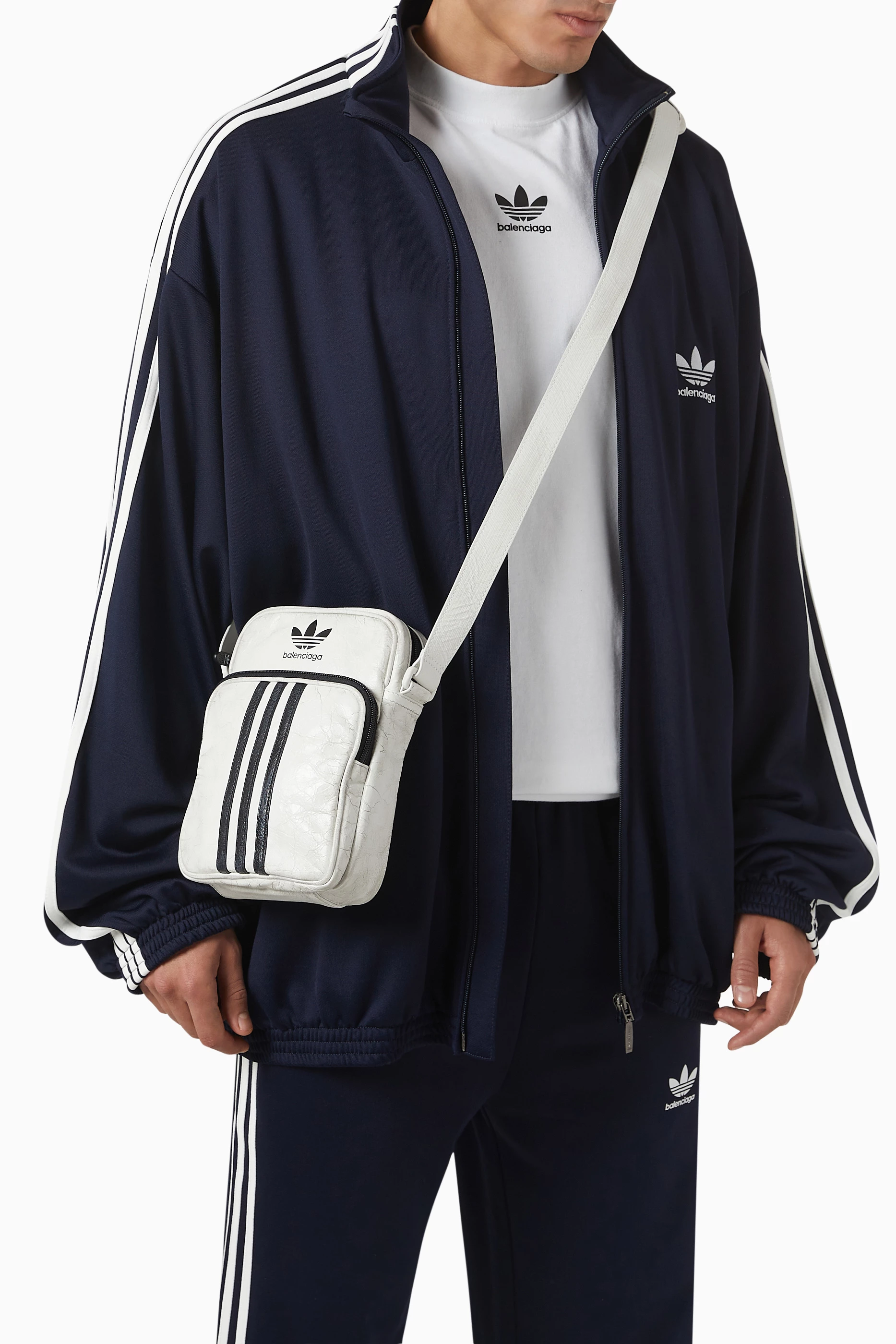 White adidas man bag discount