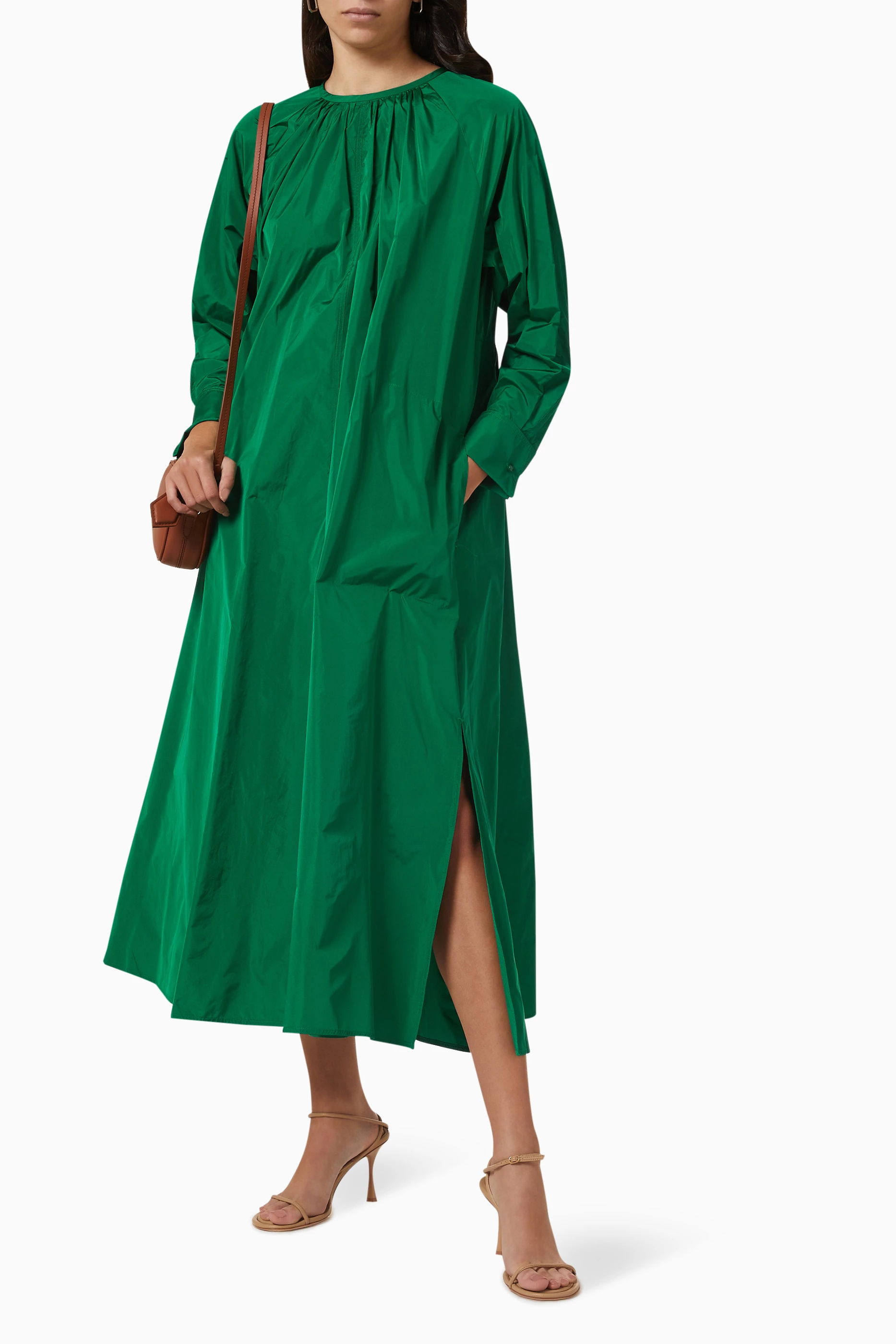 max mara green dress Max Mara Weekend Giubba Green Dress – Balardi main image 1