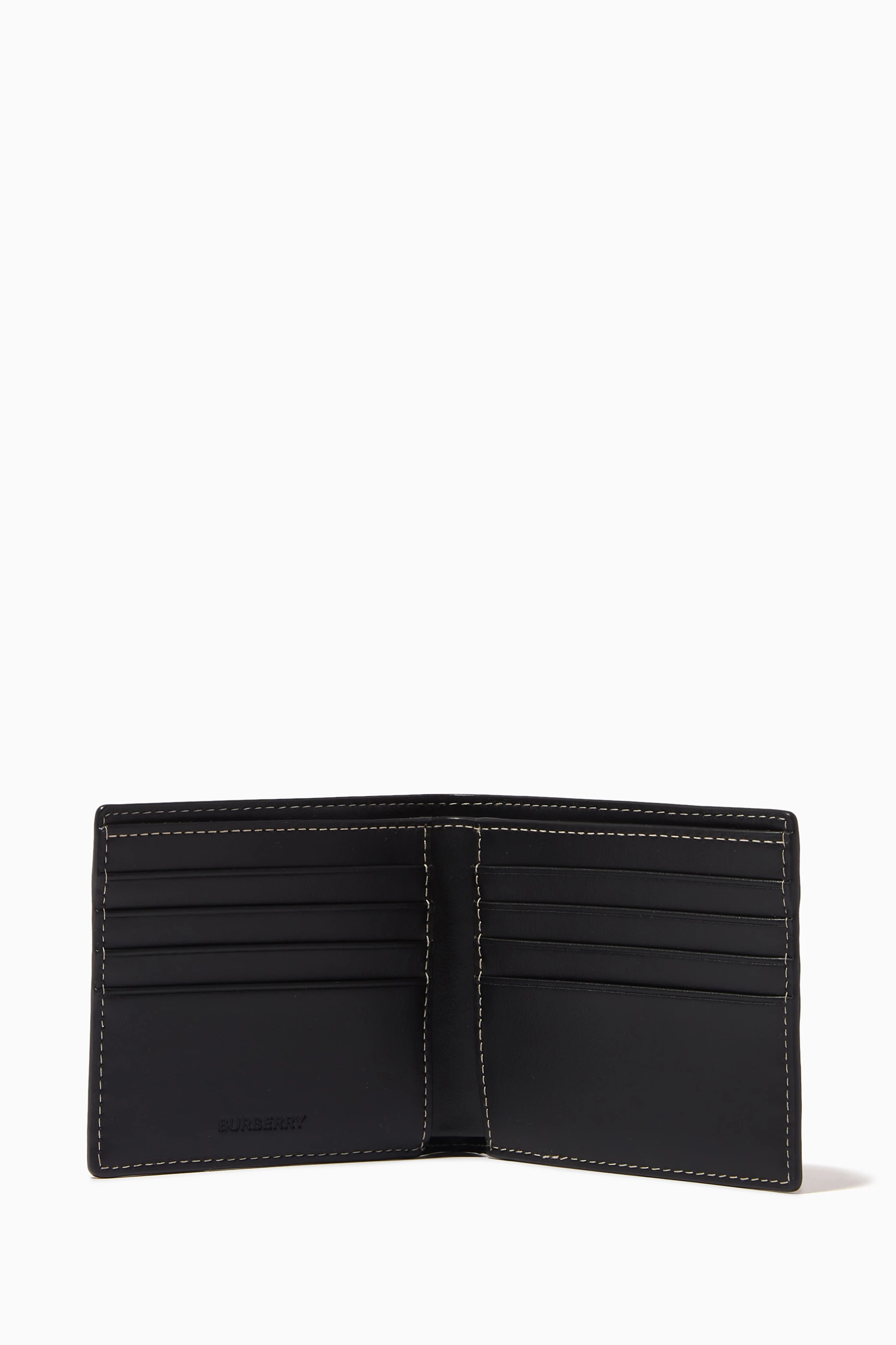 Burberry mens trifold wallet new arrivals