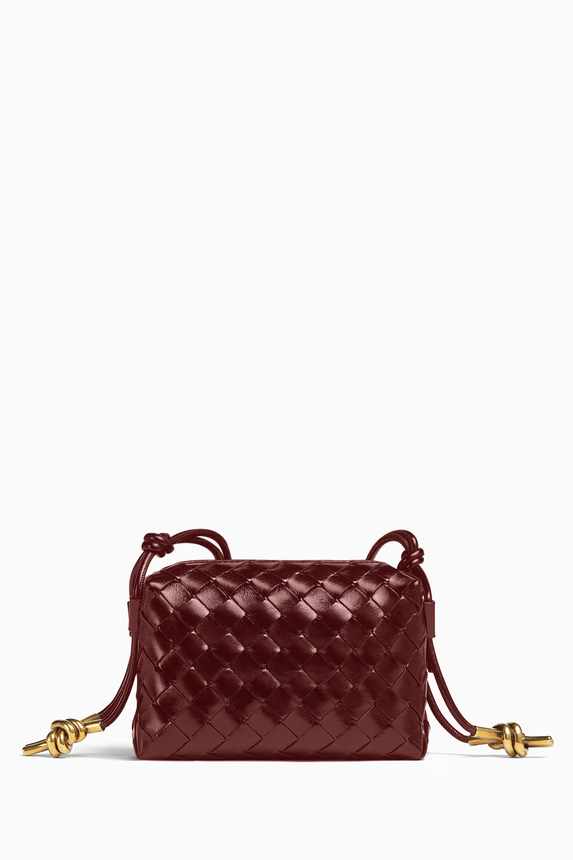 【BOTTEGA VENETA】ループ クロスボディミニバッグ レッド Bottega Veneta Mini Loop Red - Designer WishBags