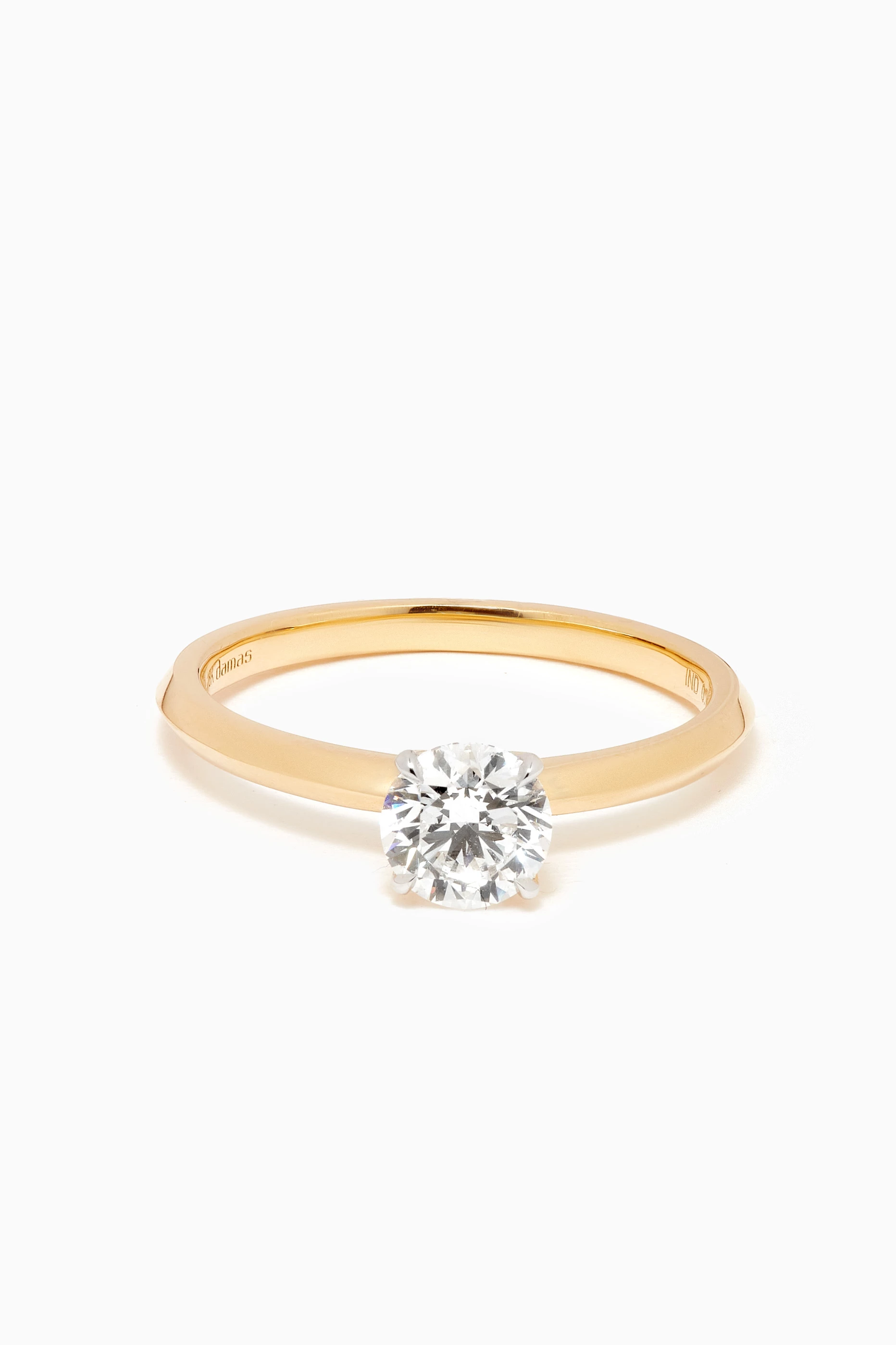 Buy Damas Yellow Gaia Solitaire Diamond Ring in 18kt Gold For Women Online Ounass Saudi