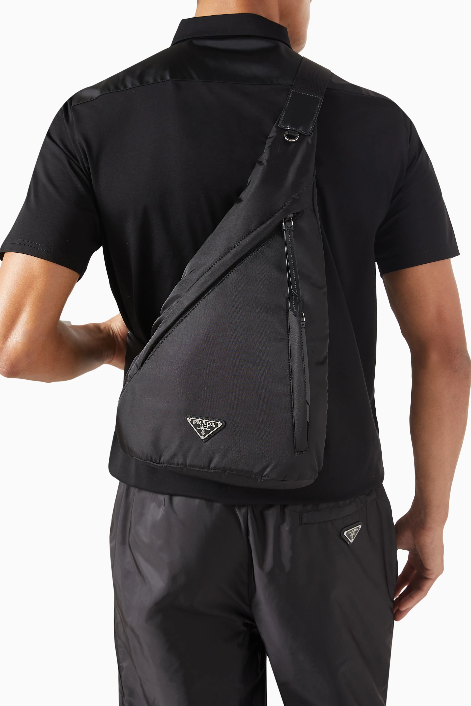 Prada sling backpack best sale