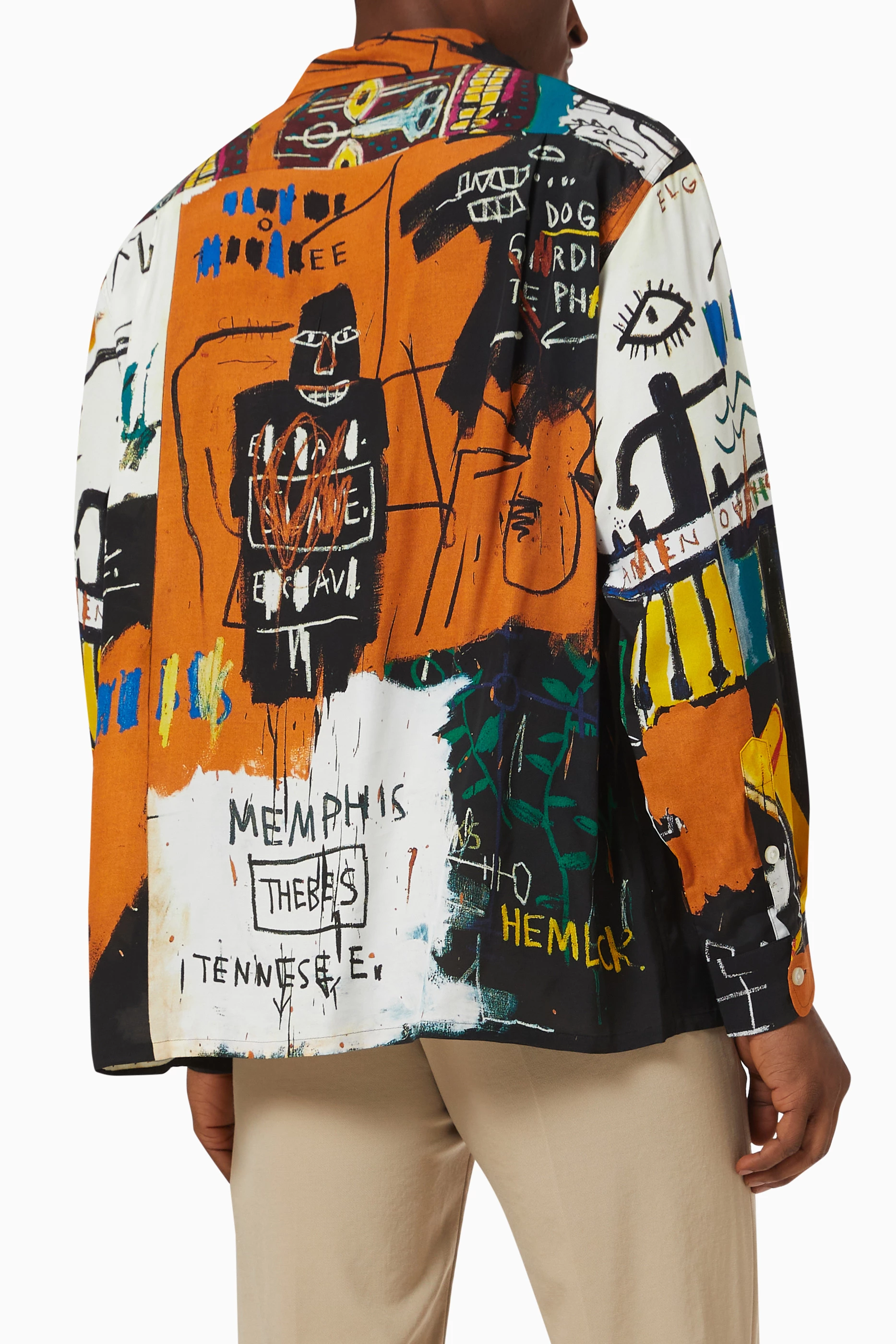 Buy WACKO MARIA Multicolour Jean-Michel Basquiat Hawaiian Shirt in