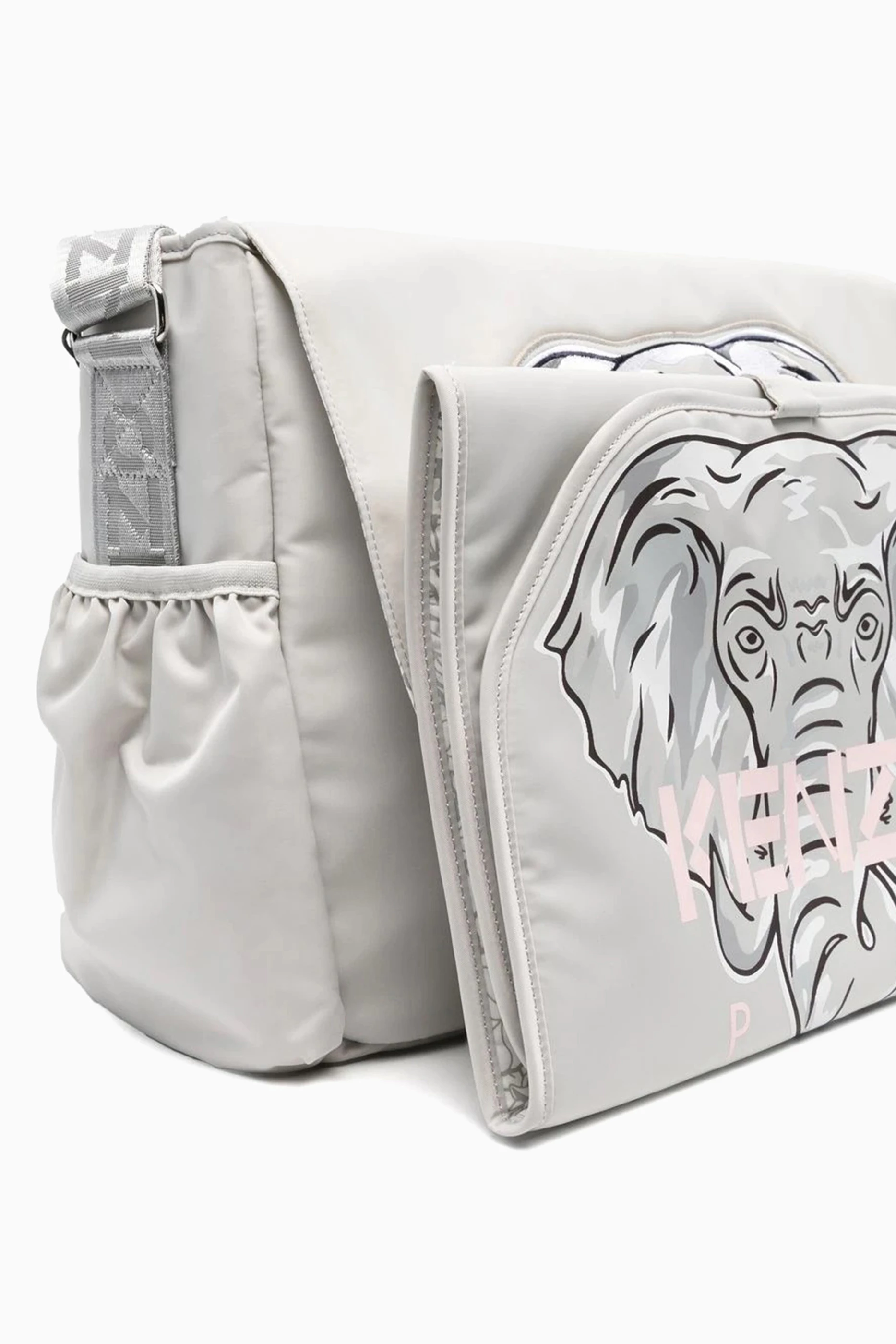 Grey designer changing bag top