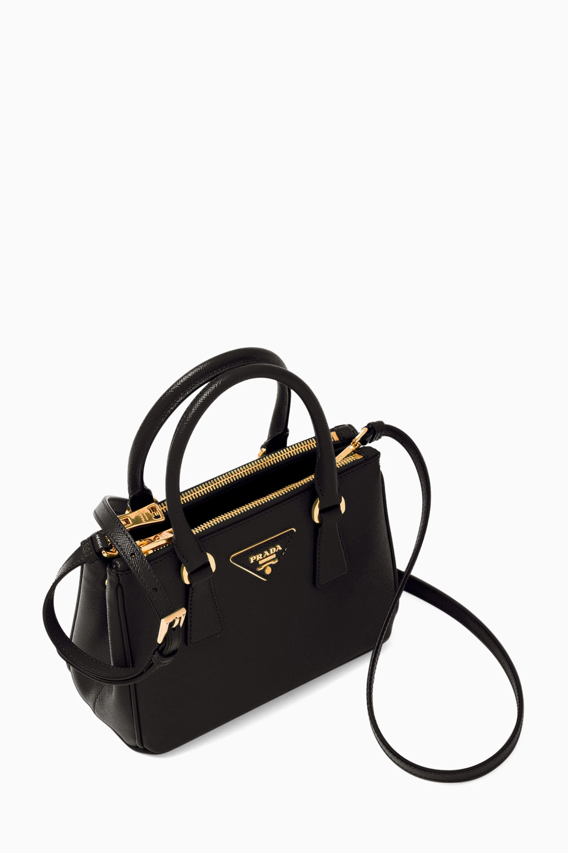 Buy Prada Black Small Galleria Bag in Saffiano Leather For Women Online Ounass Saudi