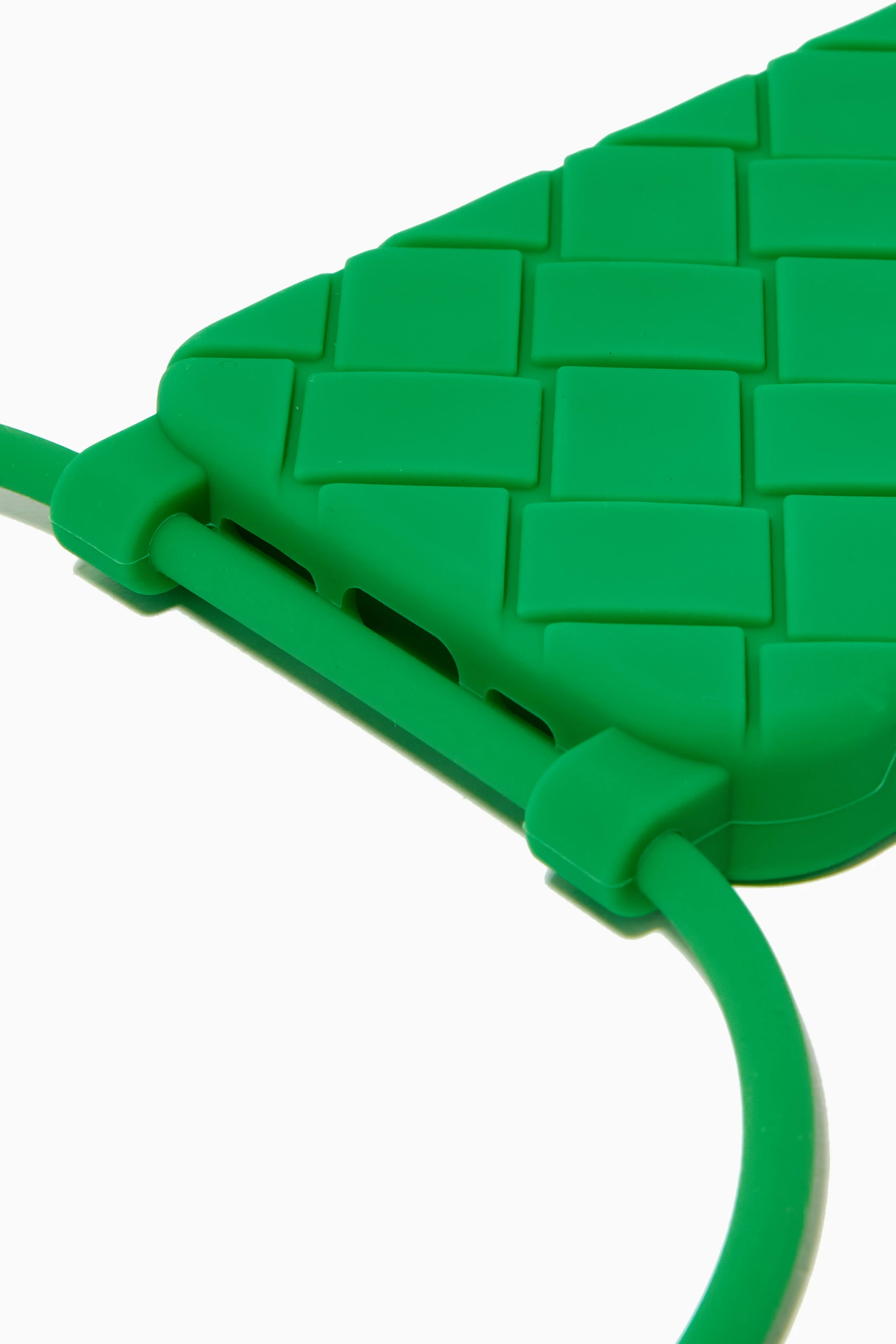 Buy Bottega Veneta Green iPhone 14 Pro Case on Strap For