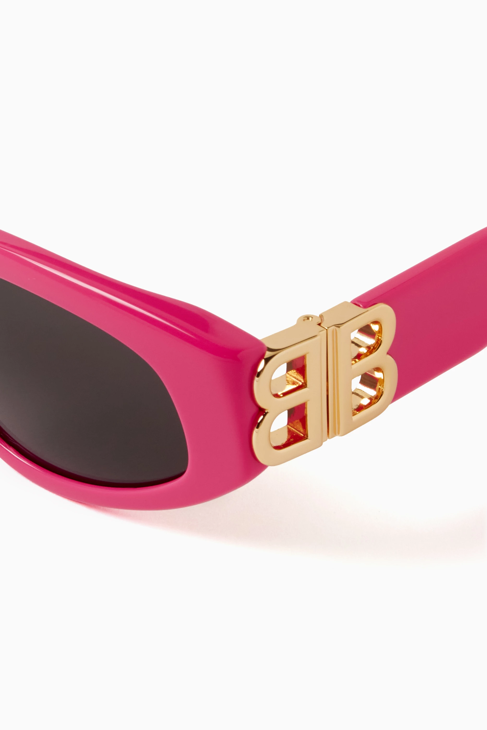 Buy Balenciaga Pink Dynasty D-Frame Sunglasses in Acetate For