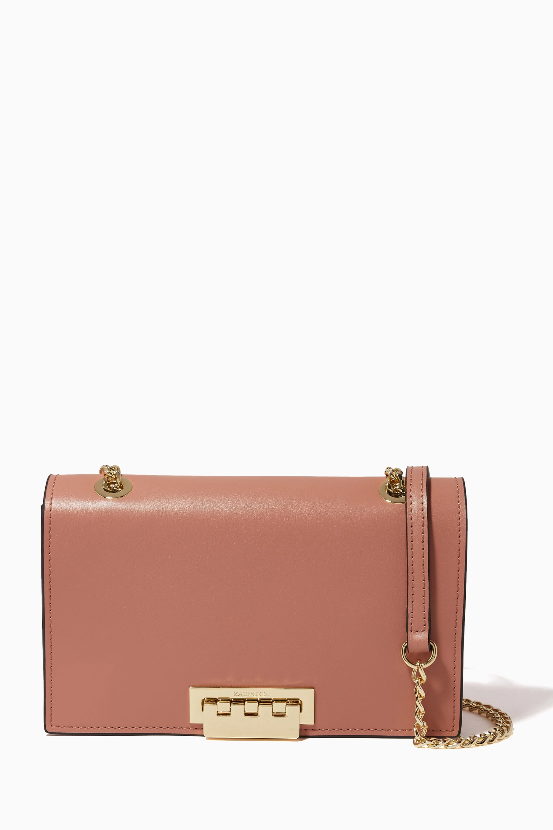 Buy ZAC Zac Posen Neutral Earthette Mini Crossbody Bag in Leather For Women Online Ounass Saudi