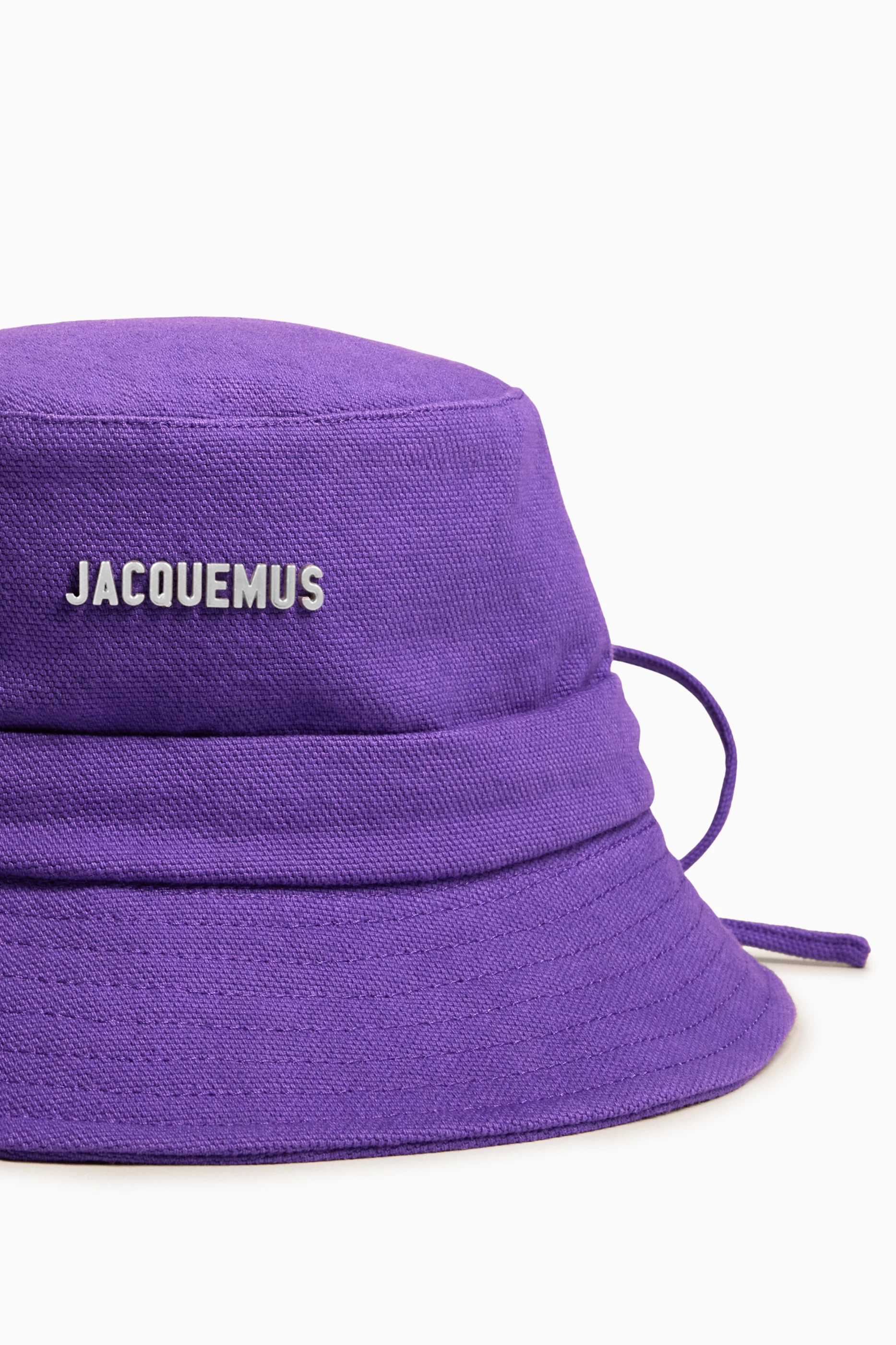 Buy Jacquemus Purple Le Bob Gadjo Bucket Hat in Cotton 