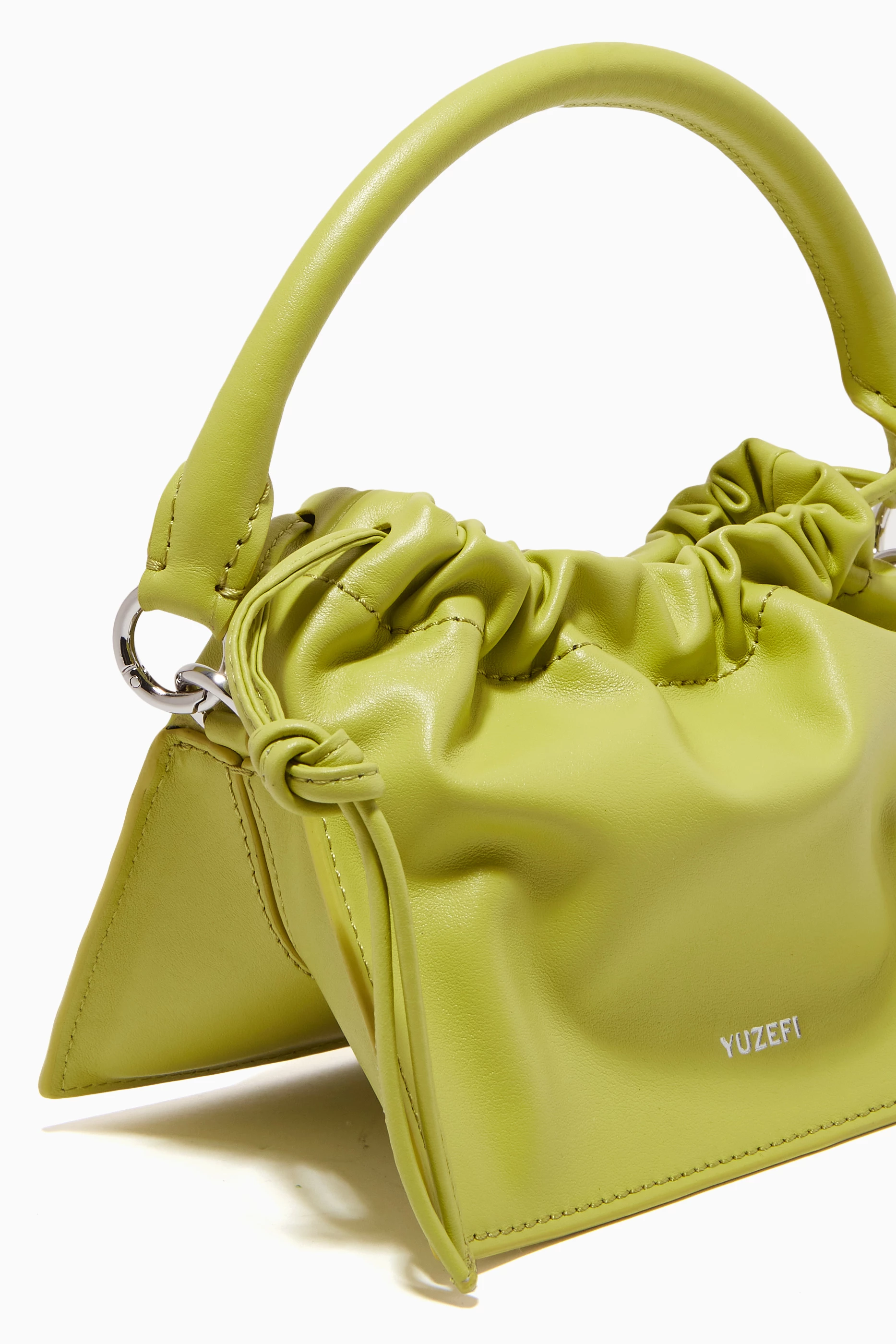 Buy YUZEFI Green Bom Mini Bag in Nappa Leather For Women Online Ounass Saudi