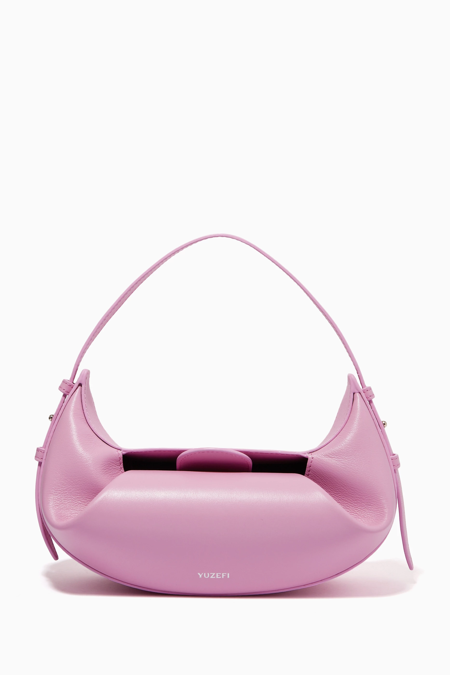 Buy YUZEFI Pink Mini Fortune Cookie Bag in Leather For Women
