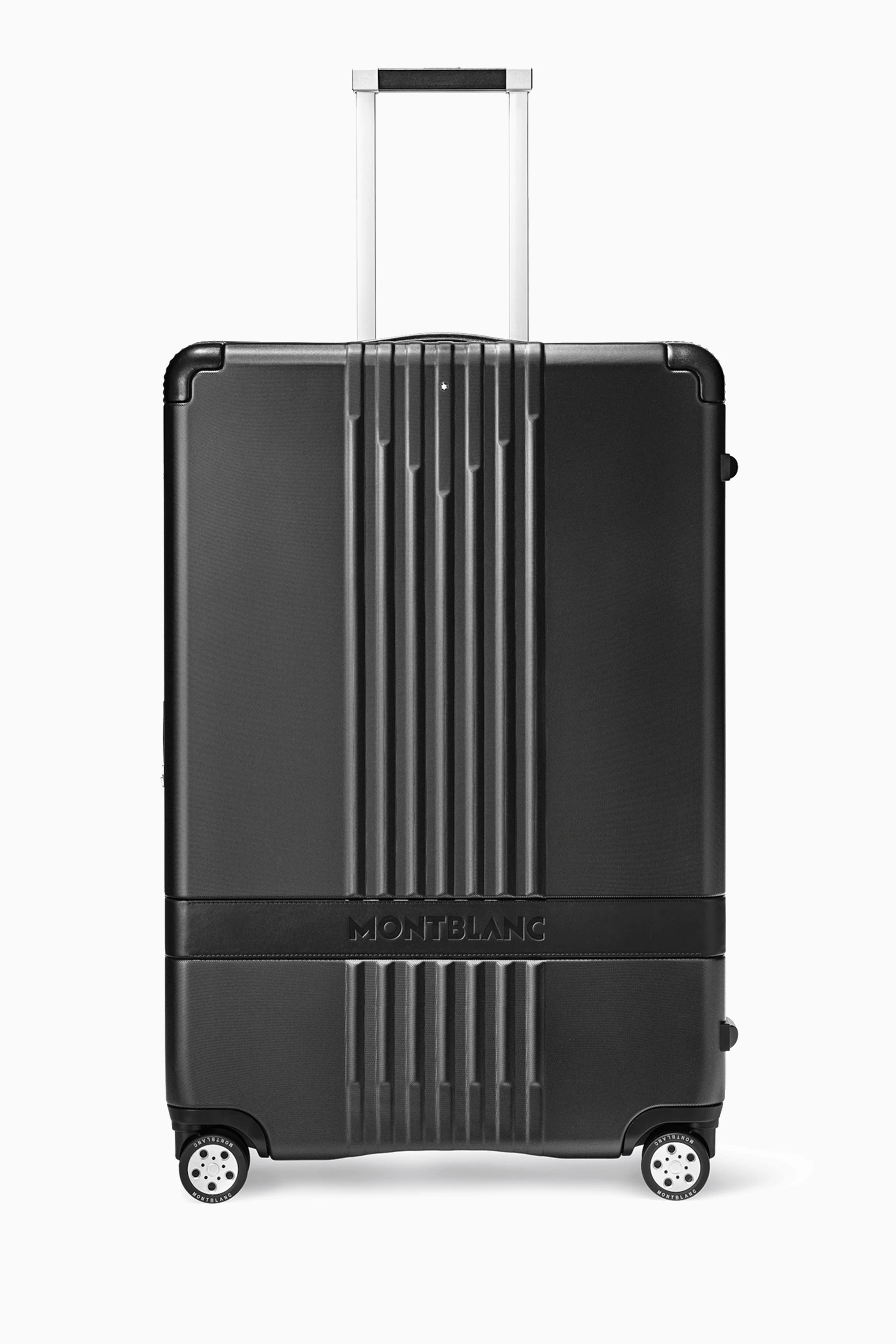 Buy Montblanc Black Large Cabin Trolley Travel Bag in Polycarbonate For Men Online Ounass Saudi