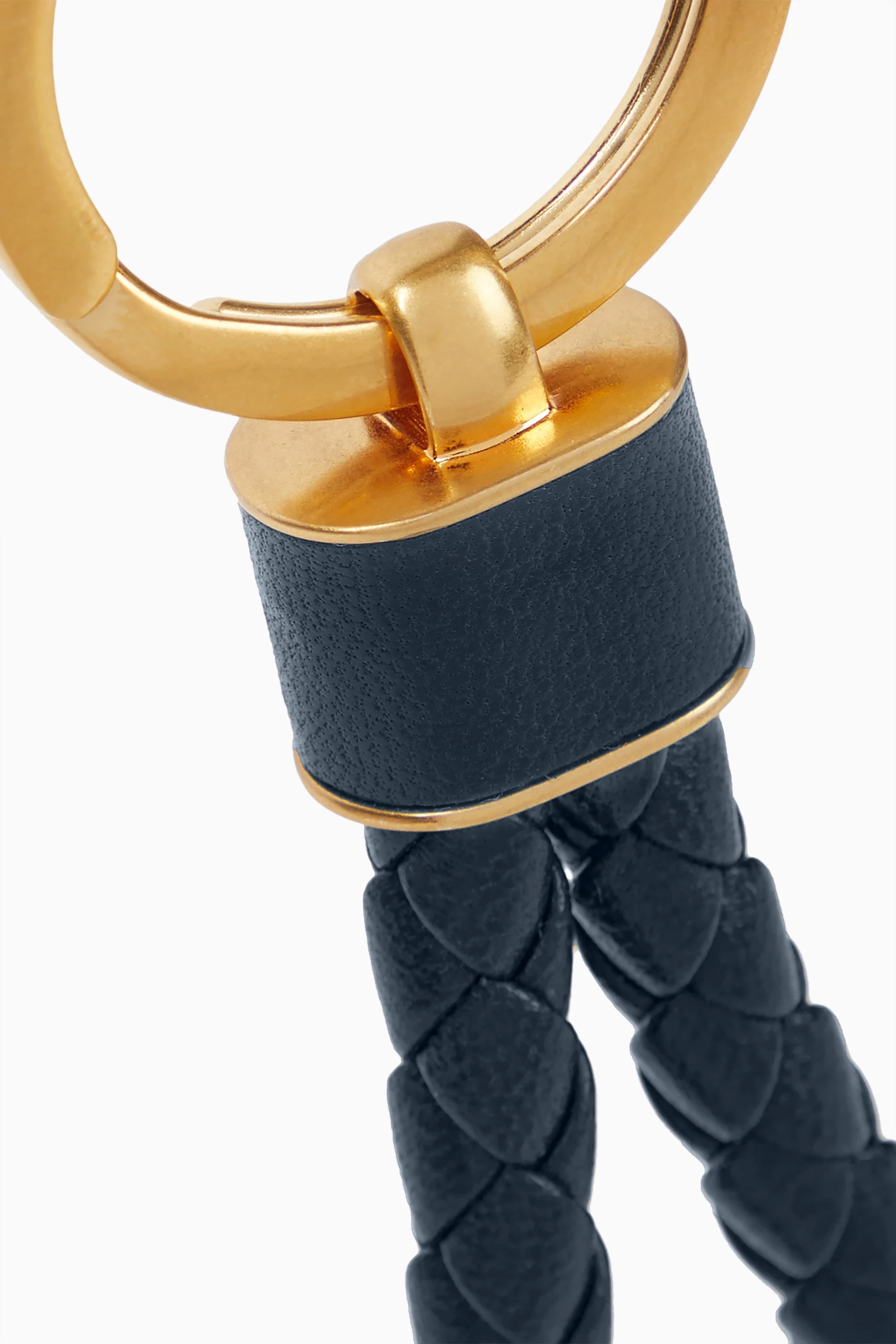 Buy Bottega Veneta Blue Keyring in Intrecciato Leather For Women Online Ounass Saudi